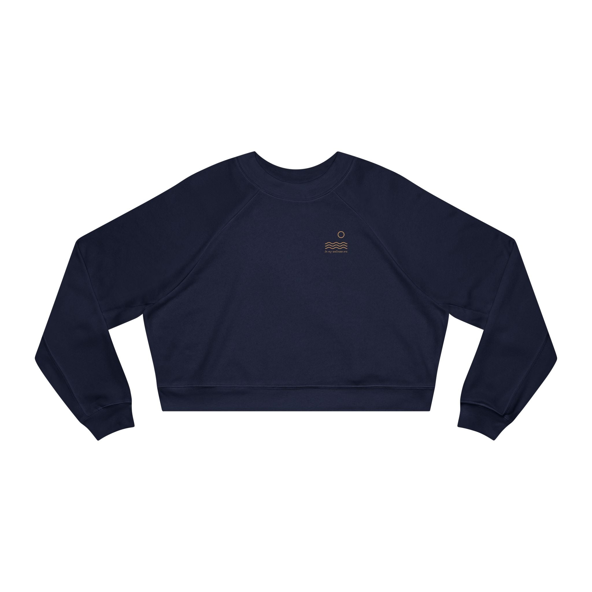 Cropped Pullover — Wellness Culture Club Cropped Fleece Sweatshirt
