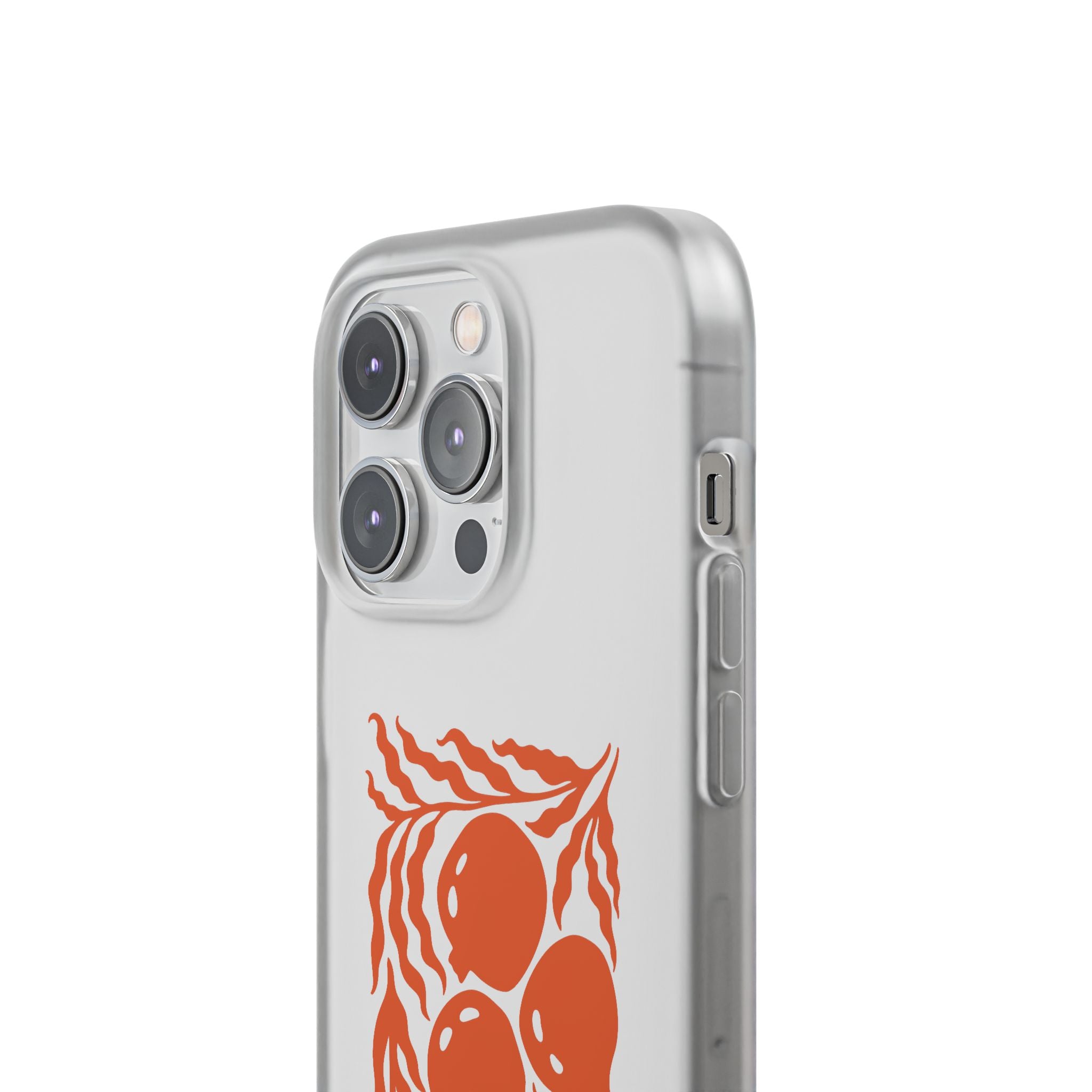 Stay Unbreakable Phone Case — Abstract Orange Fruit Graphic Flexible Case