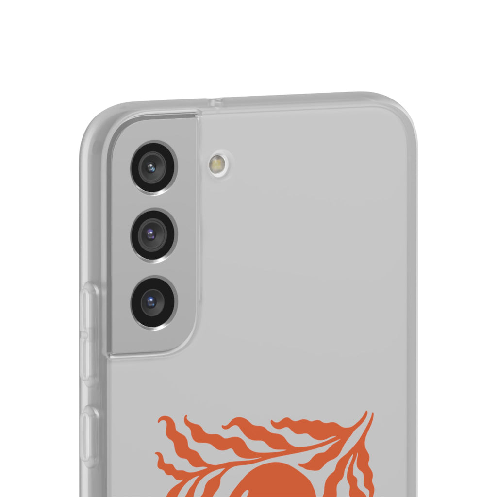 Stay Unbreakable Phone Case — Abstract Orange Fruit Graphic Flexible Case