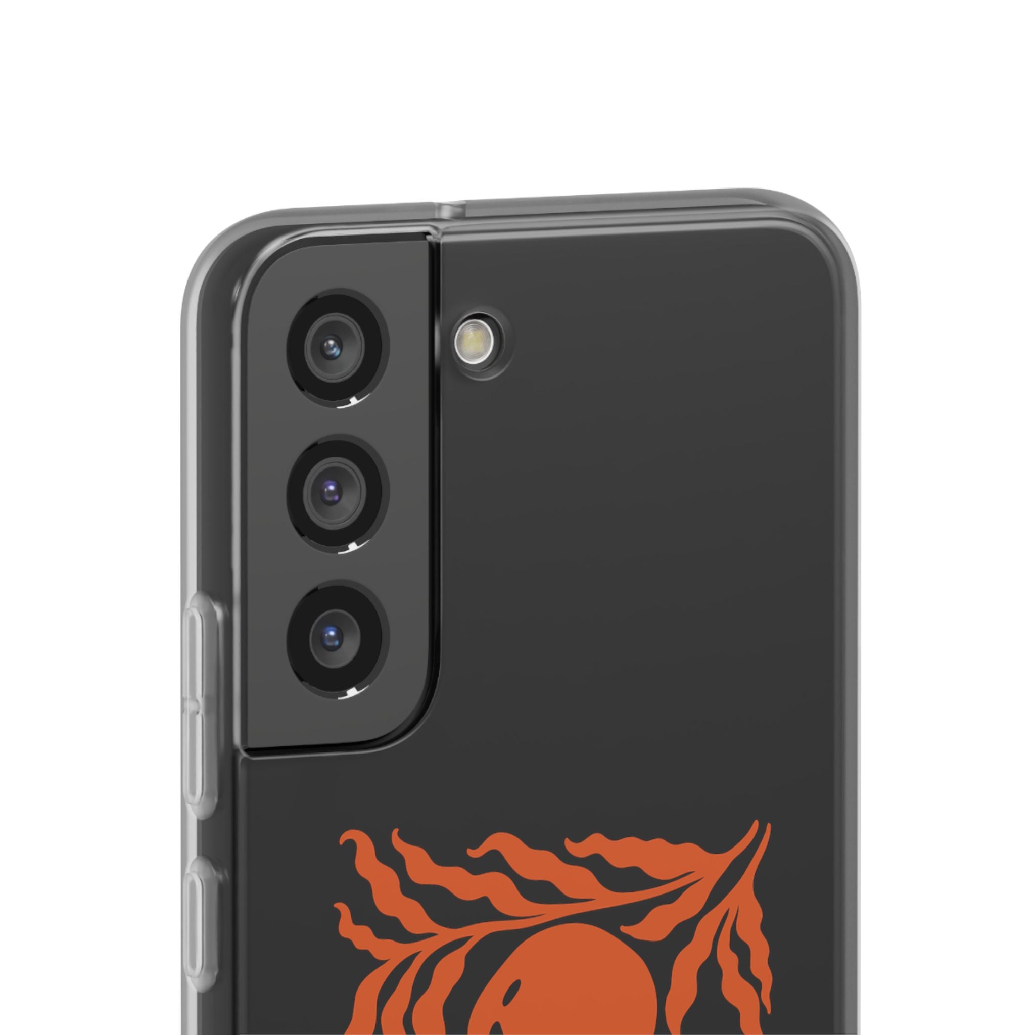 Stay Unbreakable Phone Case — Abstract Orange Fruit Graphic Flexible Case