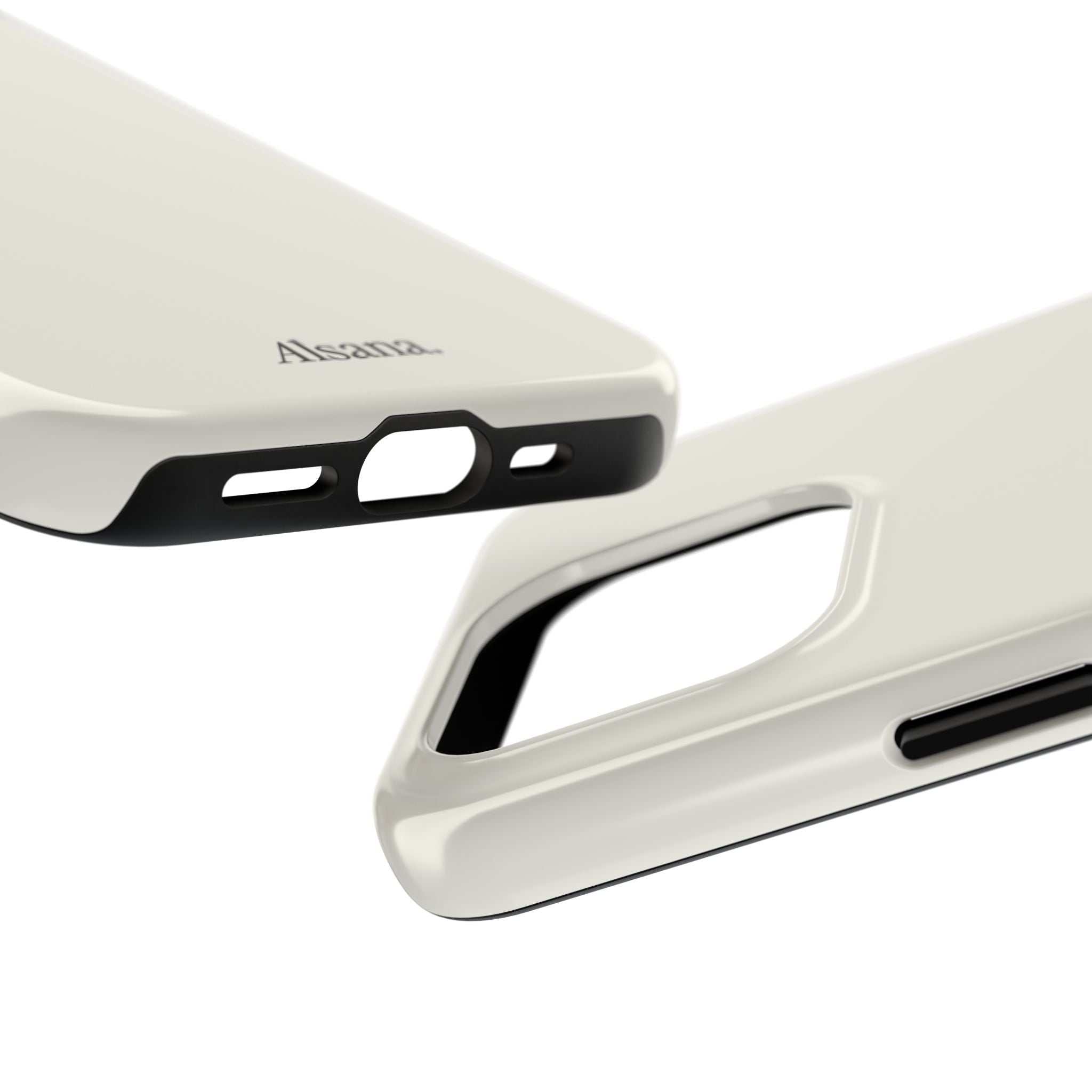 Tough Phone Case — Minimal Black Text 'Alsana' Protective Phone Cover