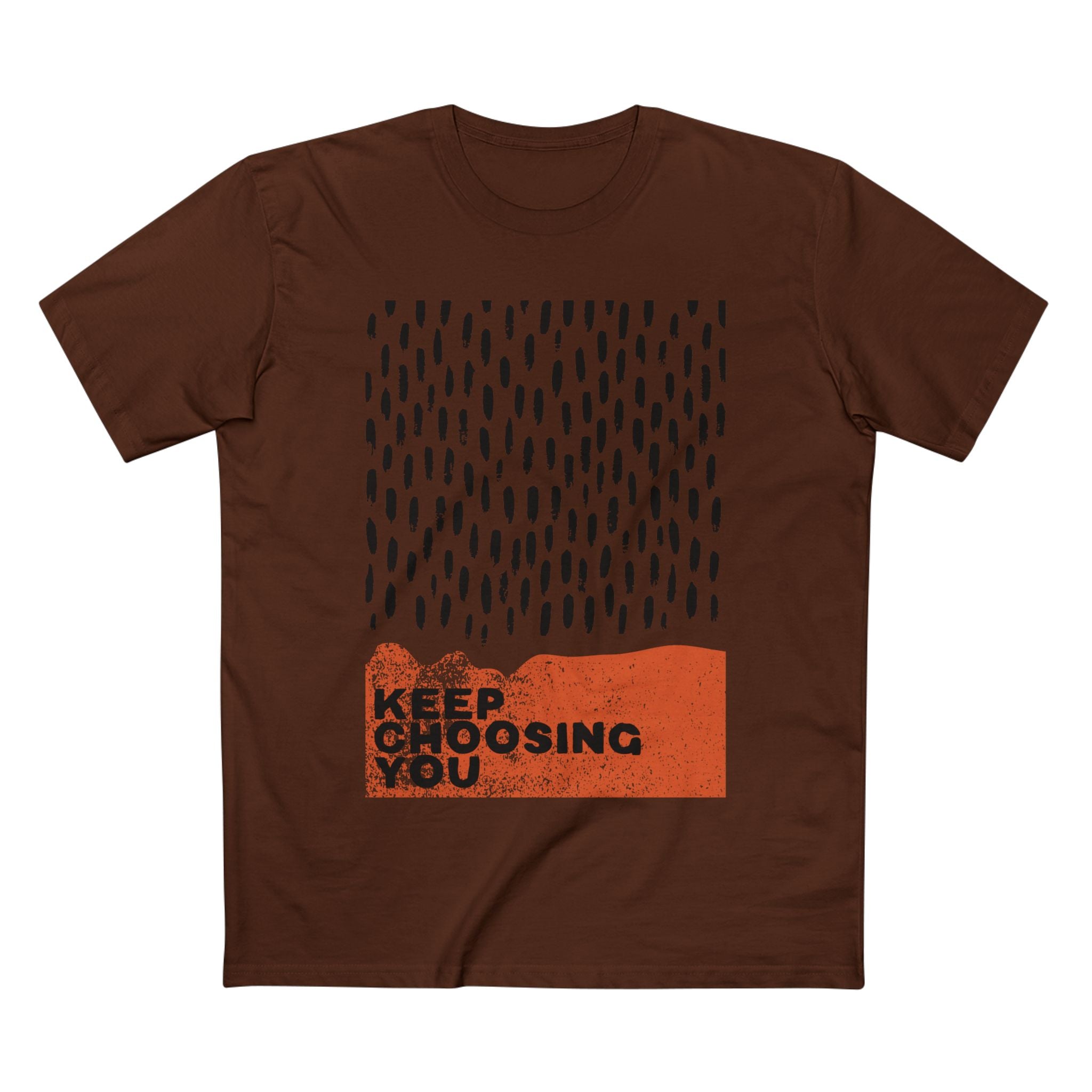 Keep Choosing You T-Shirt — Inspirational Minimalist Graphic Tee