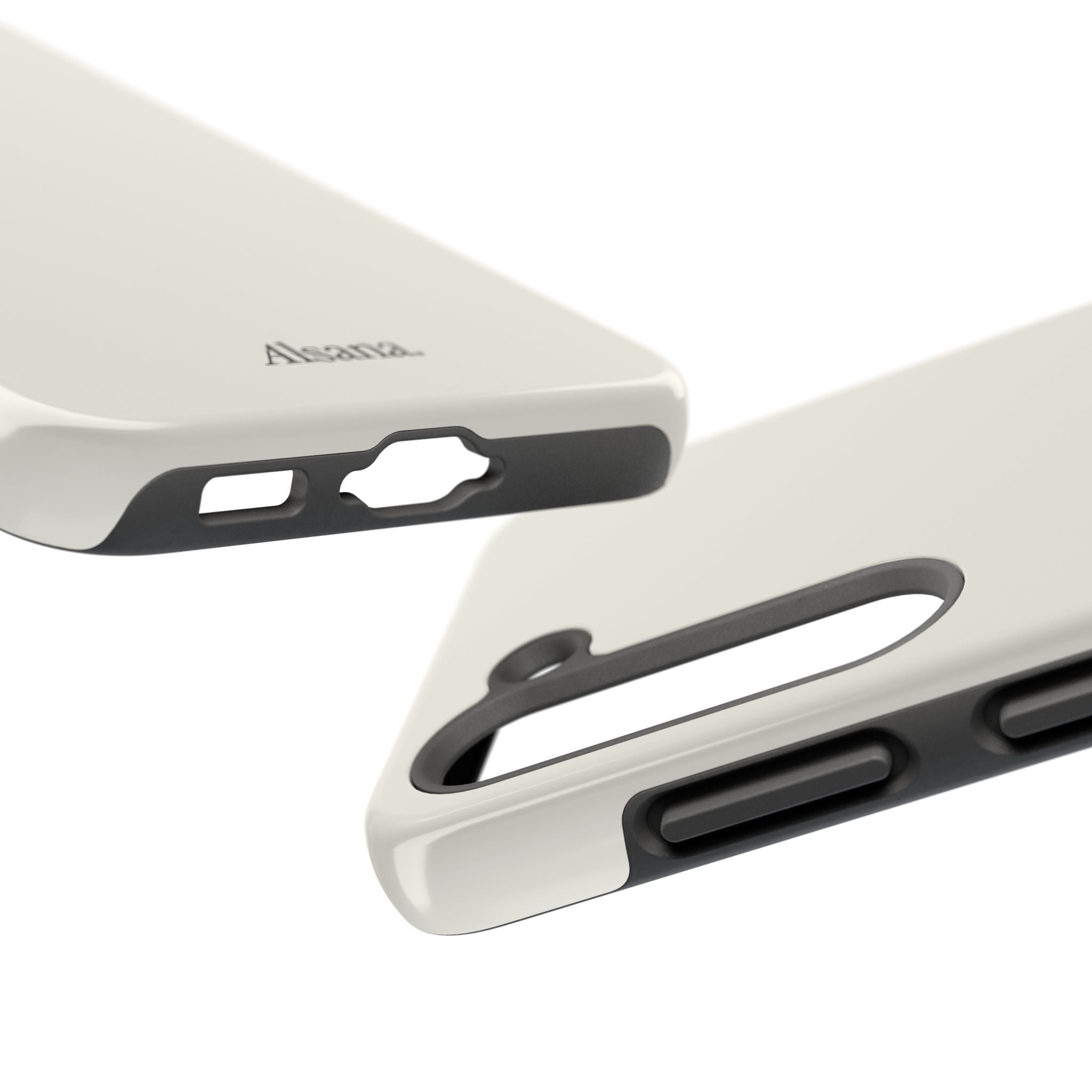 Tough Phone Case — Minimal Black Text 'Alsana' Protective Phone Cover