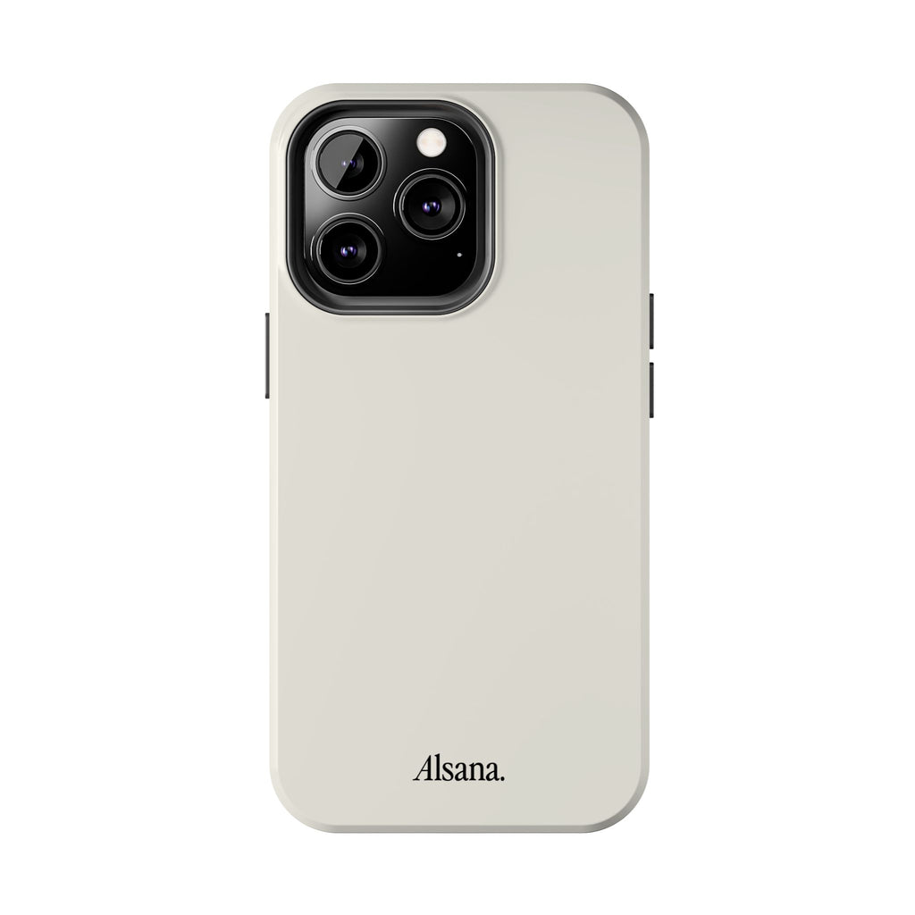 Tough Phone Case — Minimal Black Text 'Alsana' Protective Phone Cover