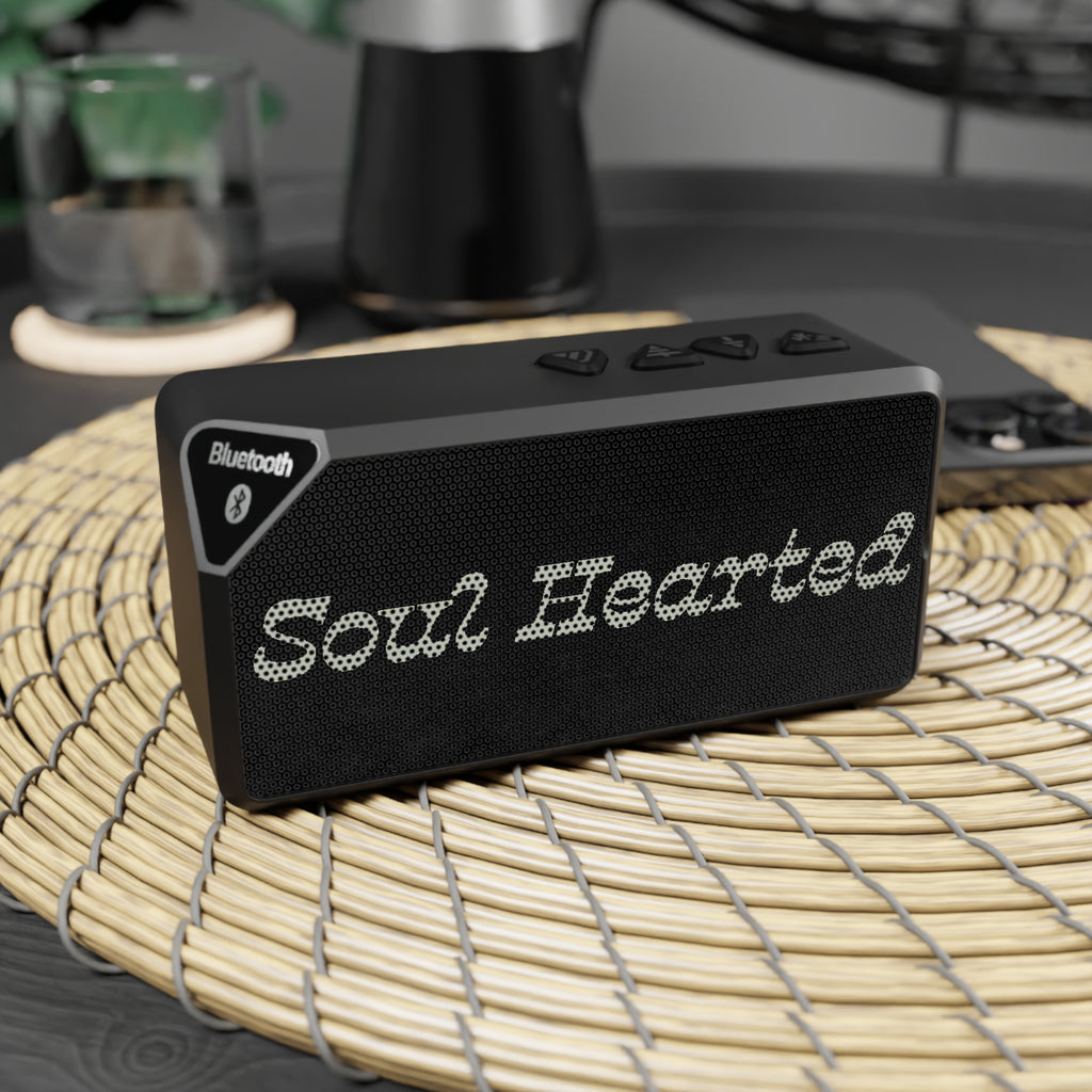 Bluetooth Speaker — 'Soul Electrified' Retro Mesh Portable Speaker