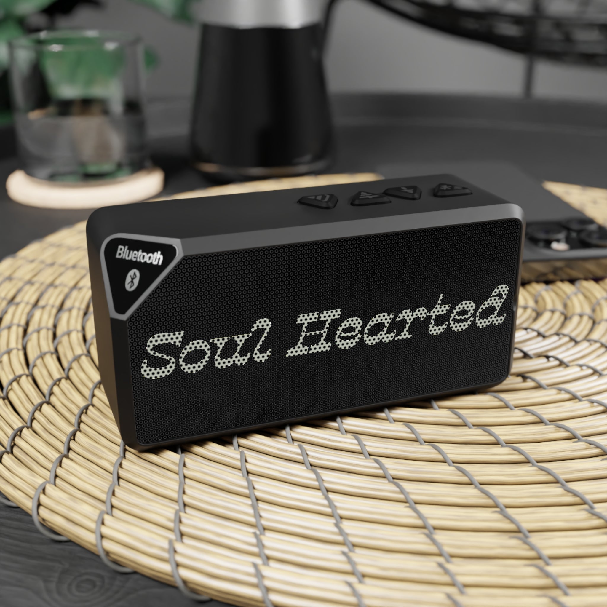 Bluetooth Speaker — 'Soul Electrified' Retro Mesh Portable Speaker
