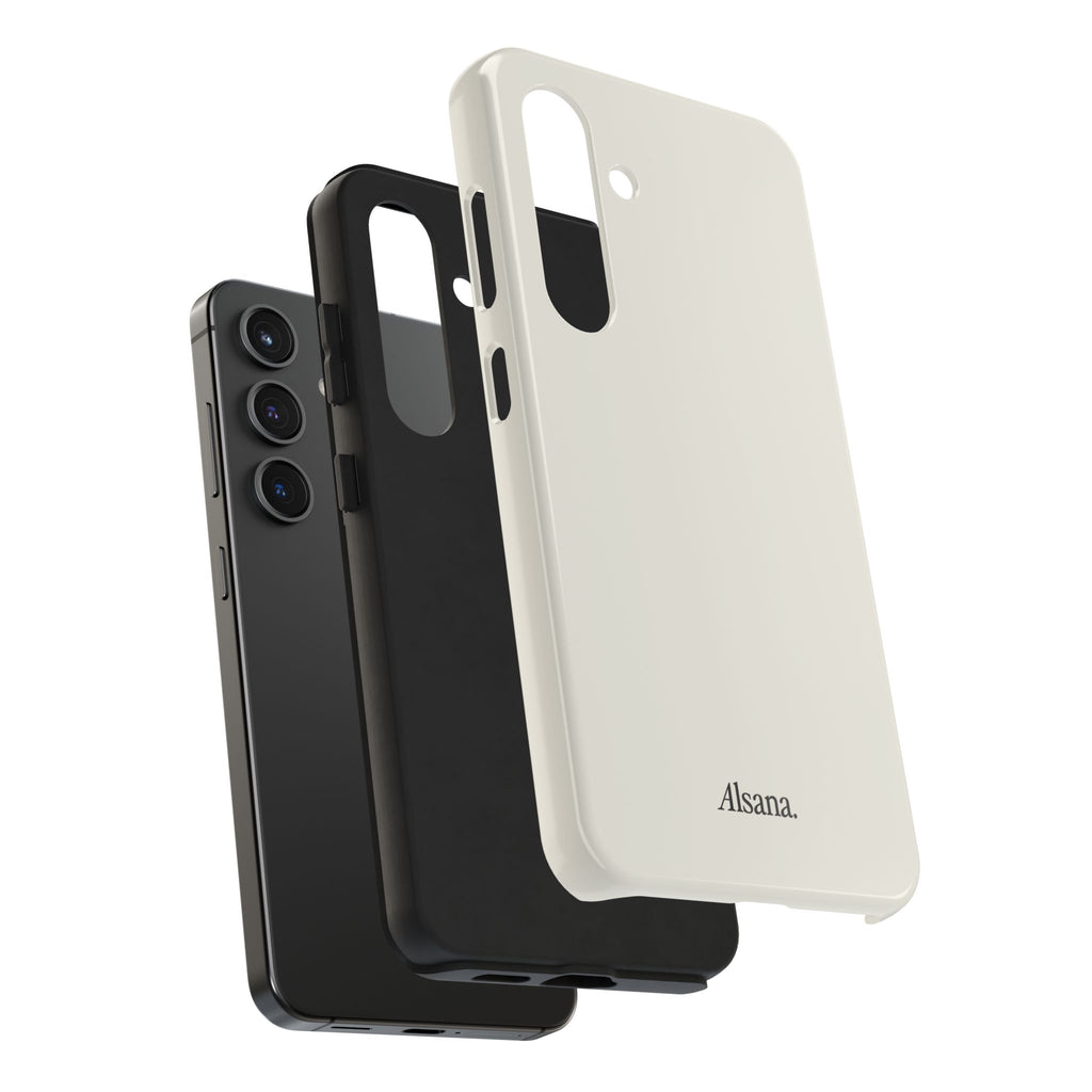 Tough Phone Case — Minimal Black Text 'Alsana' Protective Phone Cover