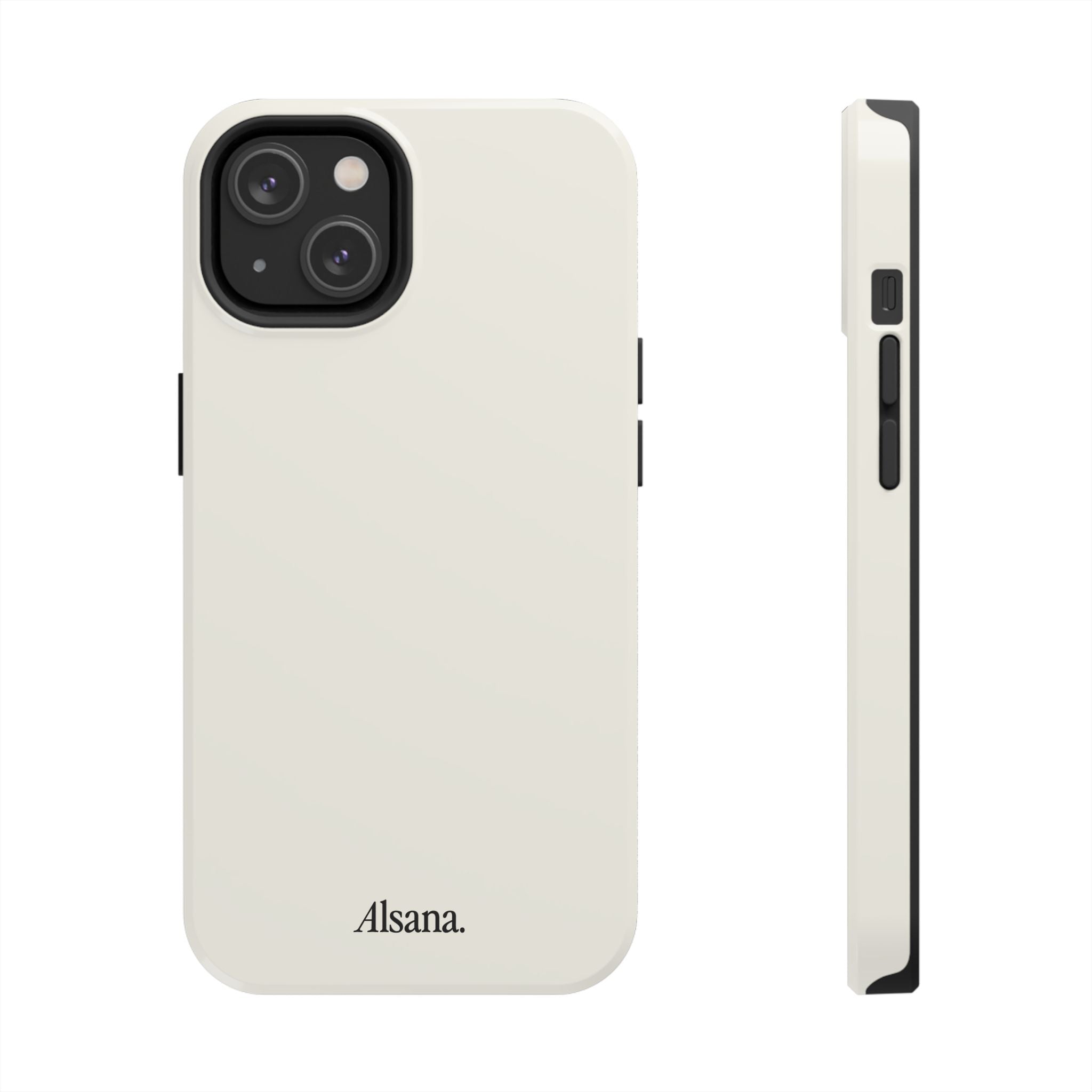 Tough Phone Case — Minimal Black Text 'Alsana' Protective Phone Cover
