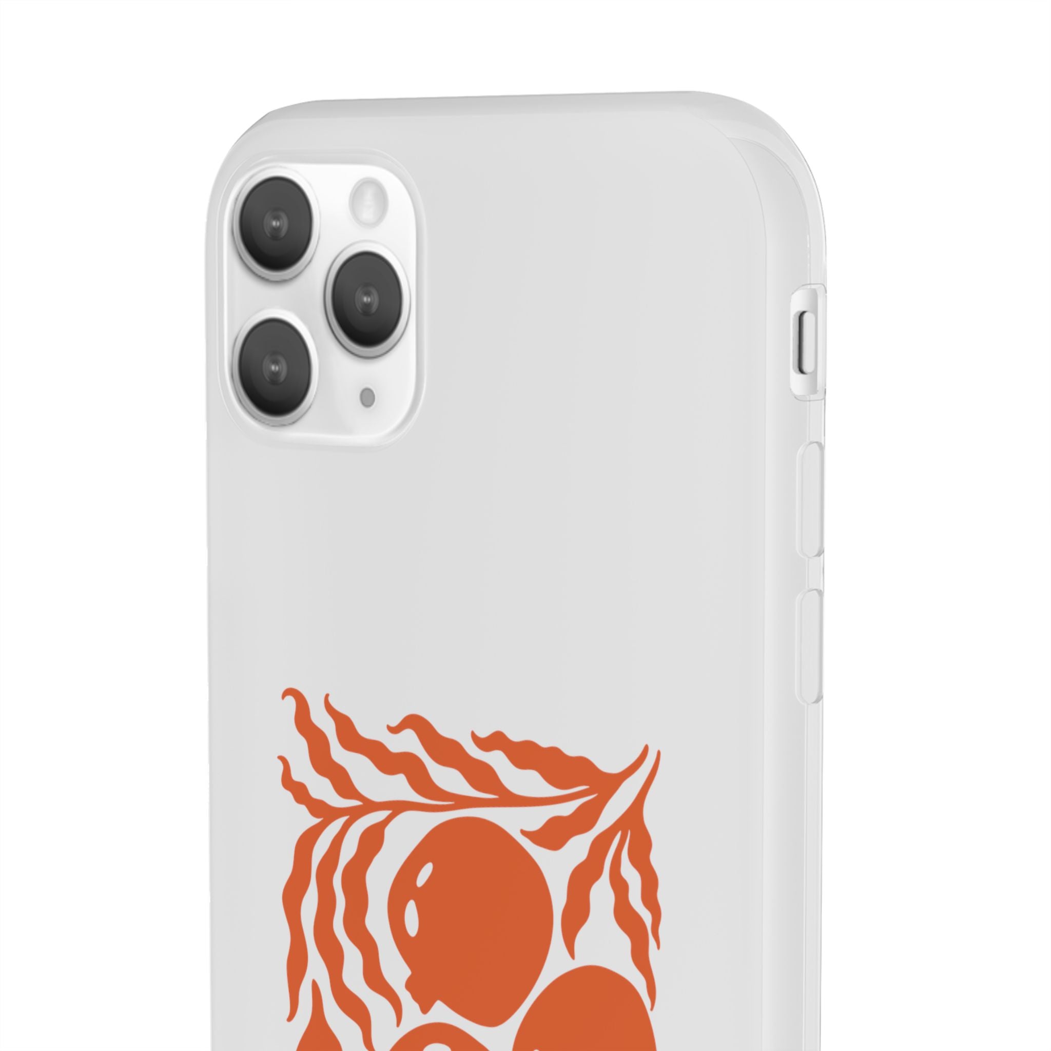 Stay Unbreakable Phone Case — Abstract Orange Fruit Graphic Flexible Case