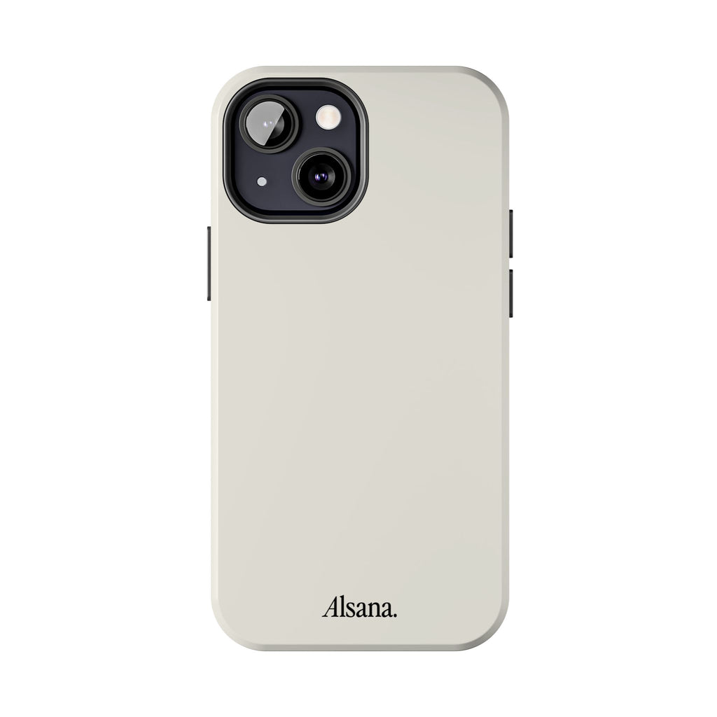 Tough Phone Case — Minimal Black Text 'Alsana' Protective Phone Cover