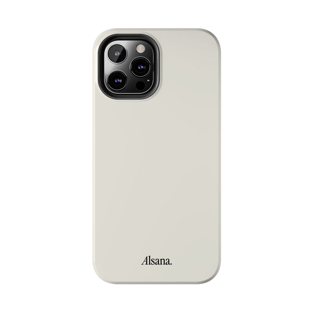 Tough Phone Case — Minimal Black Text 'Alsana' Protective Phone Cover