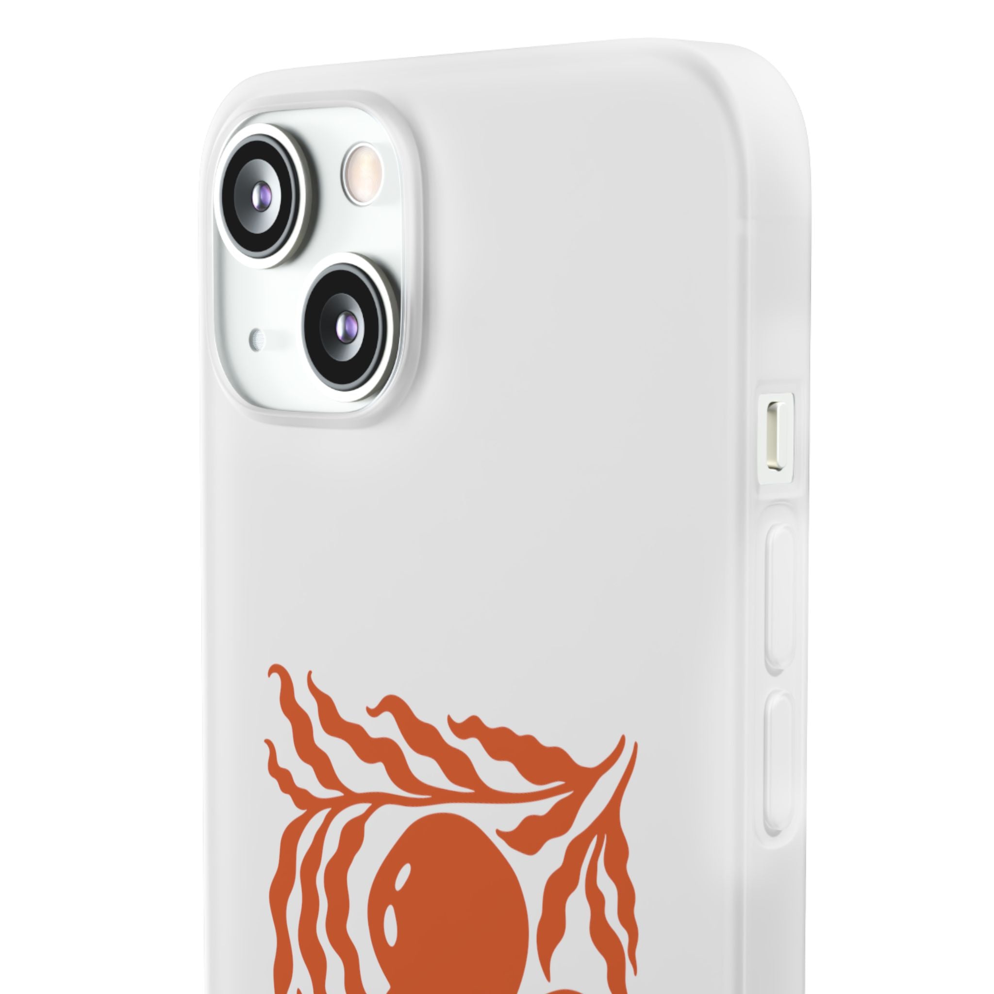 Stay Unbreakable Phone Case — Abstract Orange Fruit Graphic Flexible Case
