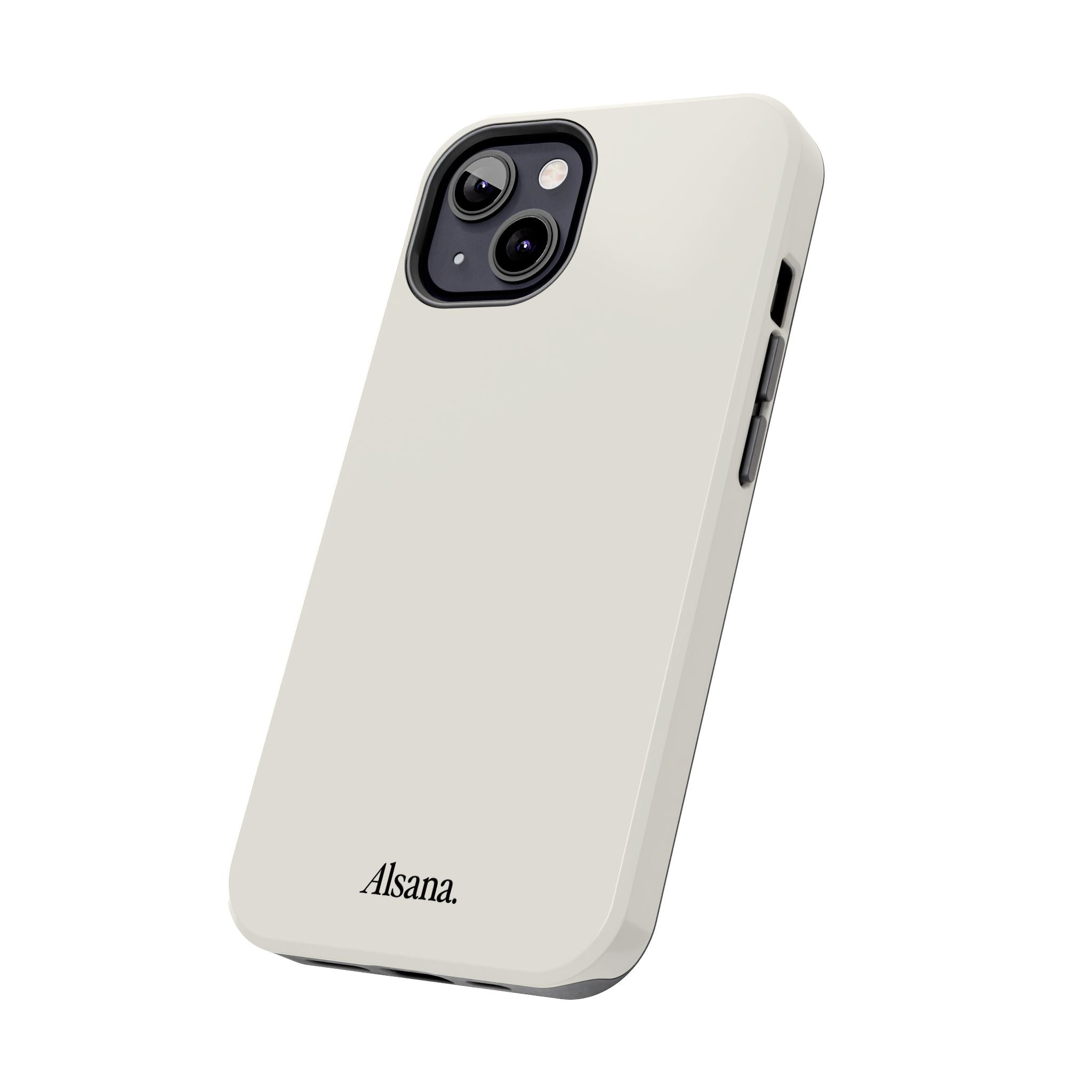 Tough Phone Case — Minimal Black Text 'Alsana' Protective Phone Cover