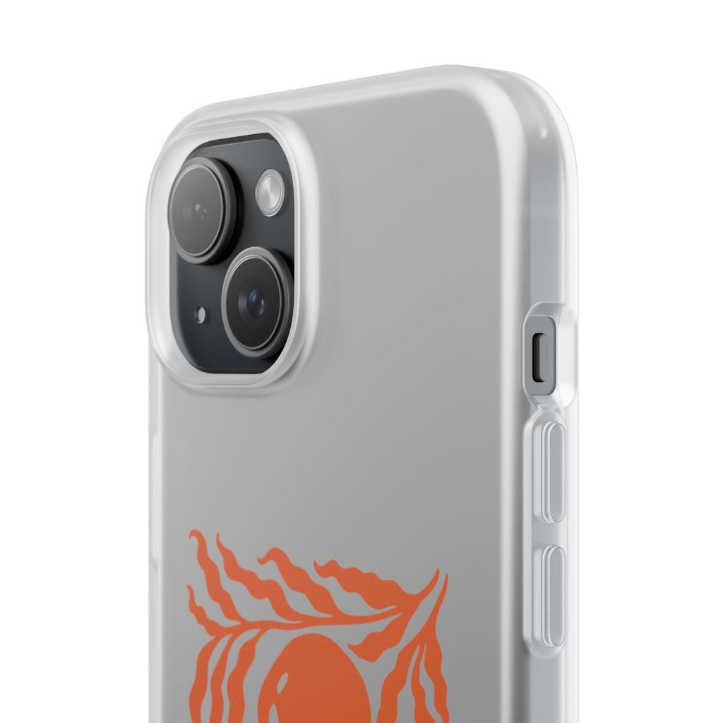 Stay Unbreakable Phone Case — Abstract Orange Fruit Graphic Flexible Case