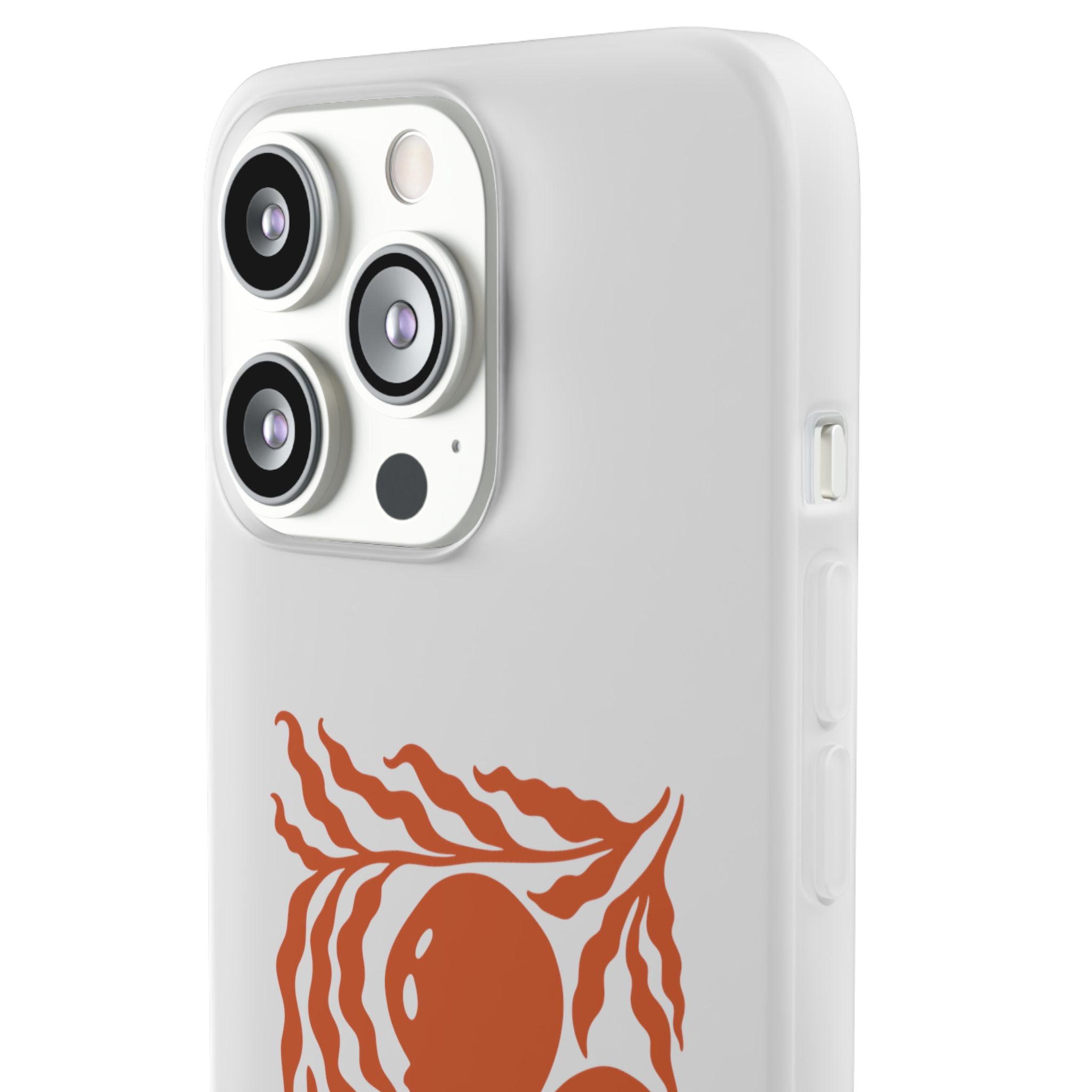 Stay Unbreakable Phone Case — Abstract Orange Fruit Graphic Flexible Case