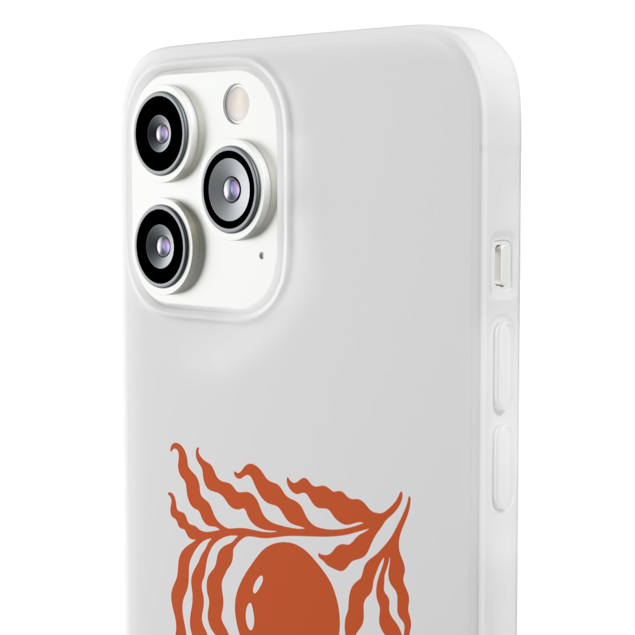 Stay Unbreakable Phone Case — Abstract Orange Fruit Graphic Flexible Case