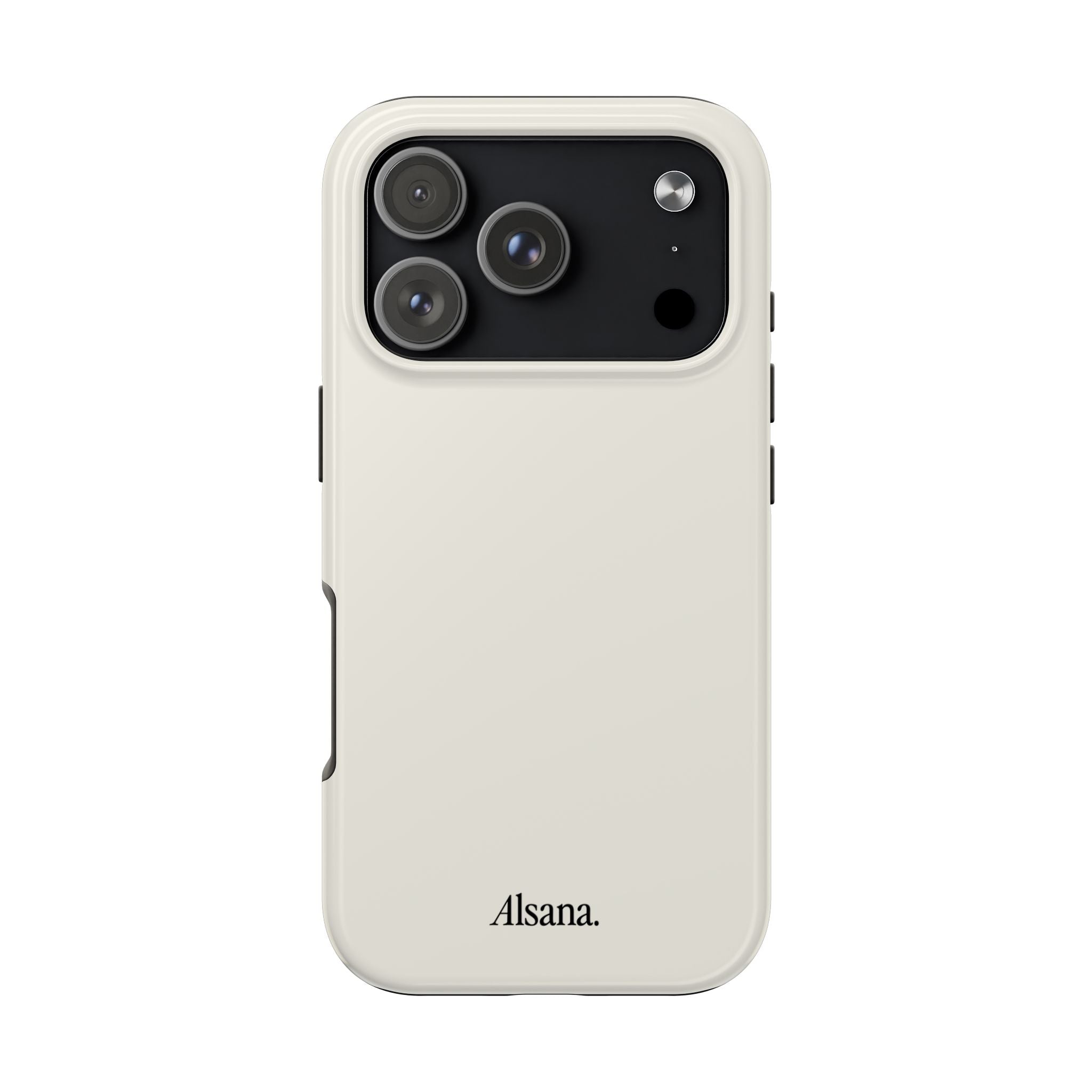 Tough Phone Case — Minimal Black Text 'Alsana' Protective Phone Cover