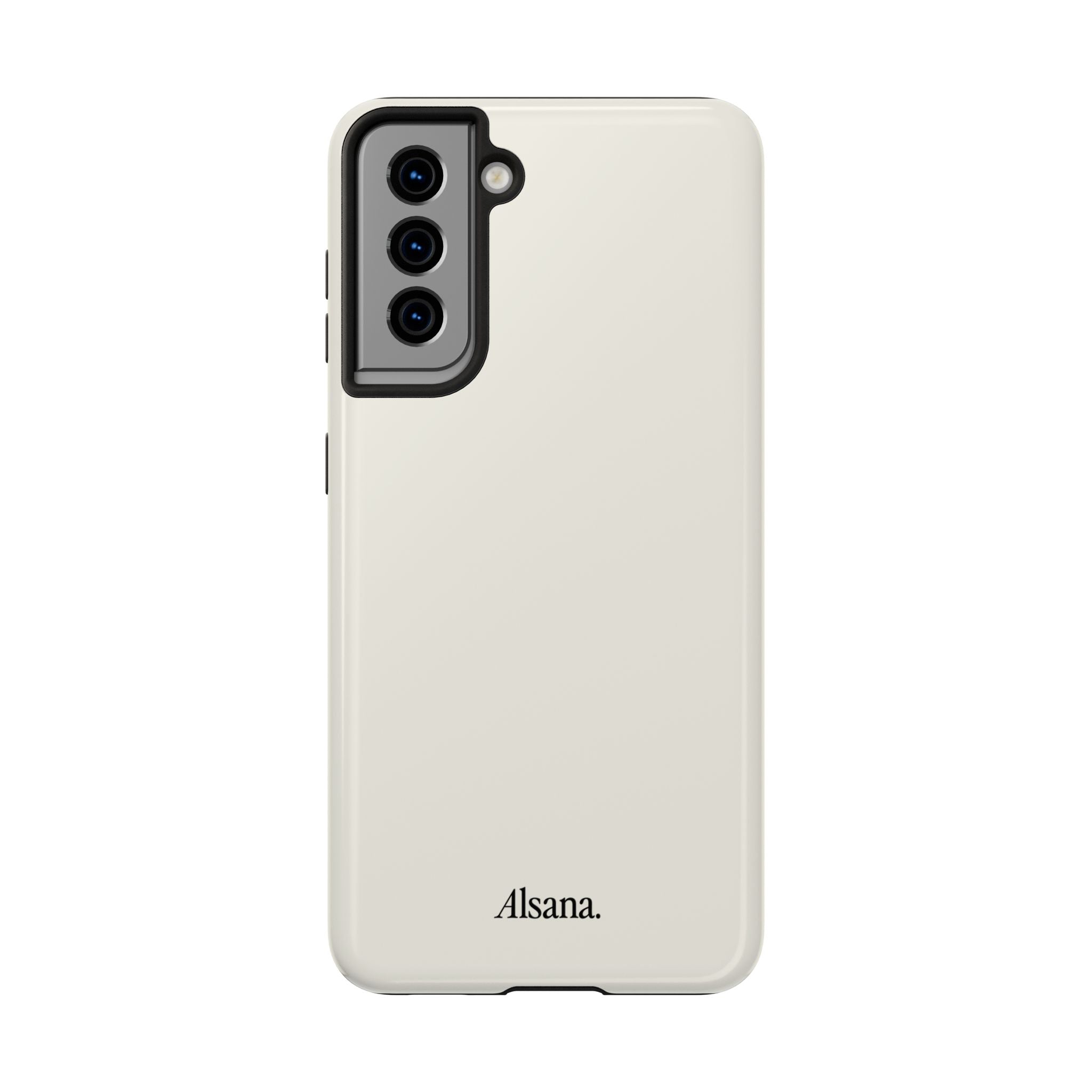 Tough Phone Case — Minimal Black Text 'Alsana' Protective Phone Cover