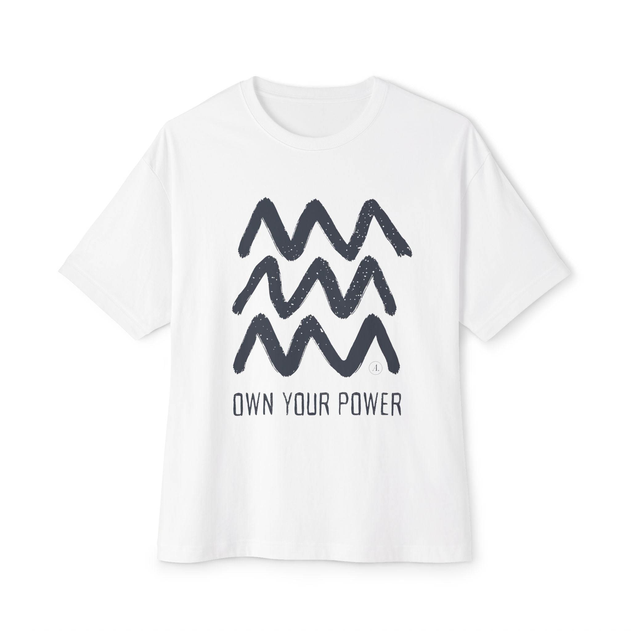 Own Your Power Tee — Oversized Boxy Graphic T‑Shirt