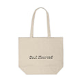 Soul Hearted Canvas Tote Bag — Minimal Script Eco Shopping Tote