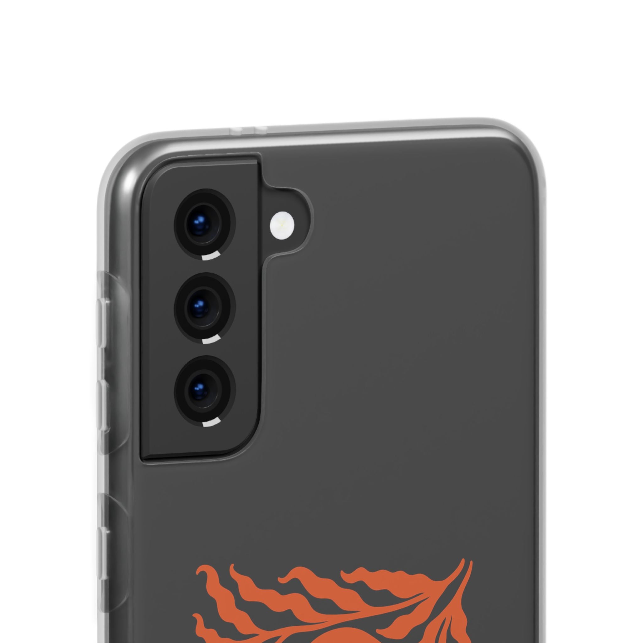 Stay Unbreakable Phone Case — Abstract Orange Fruit Graphic Flexible Case