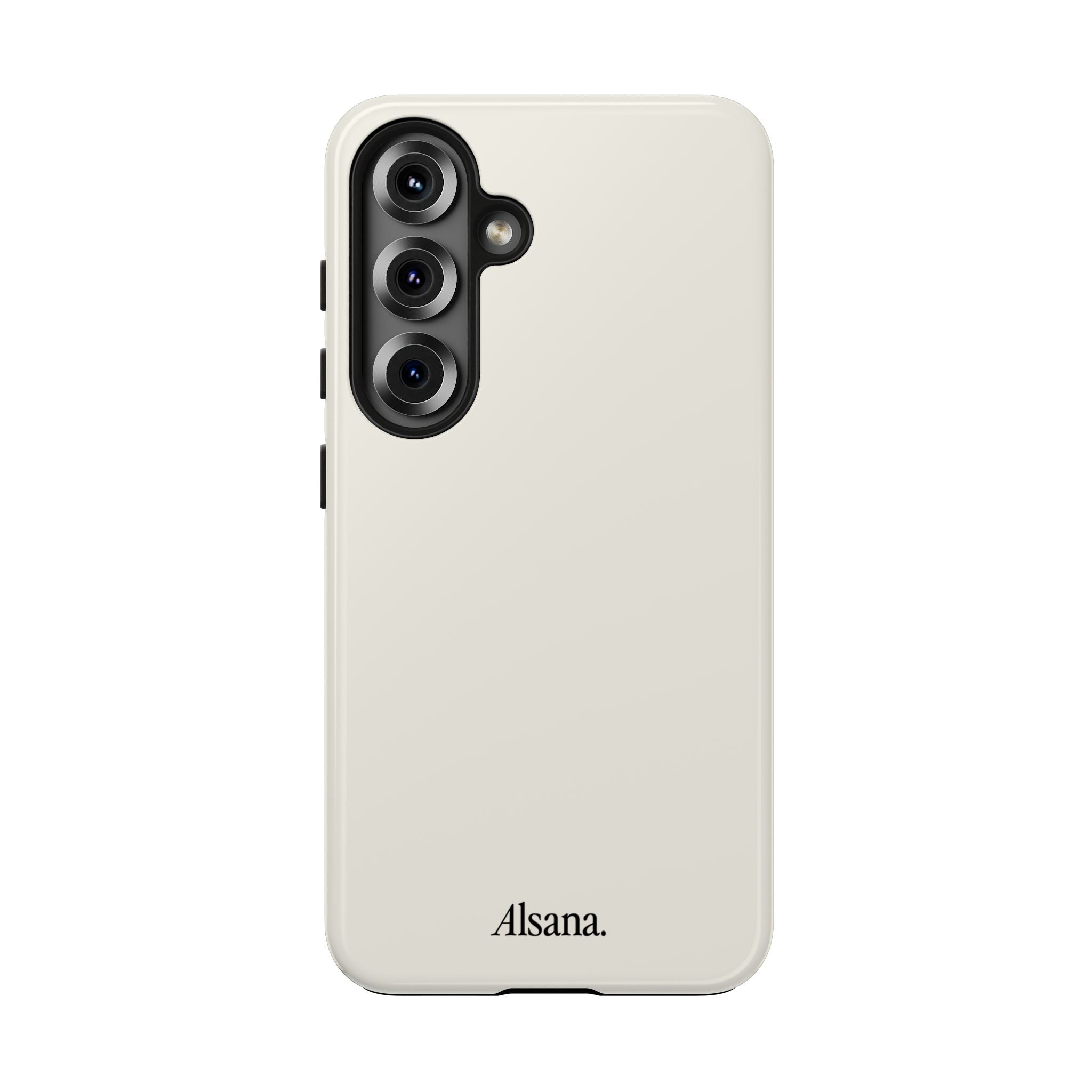 Tough Phone Case — Minimal Black Text 'Alsana' Protective Phone Cover