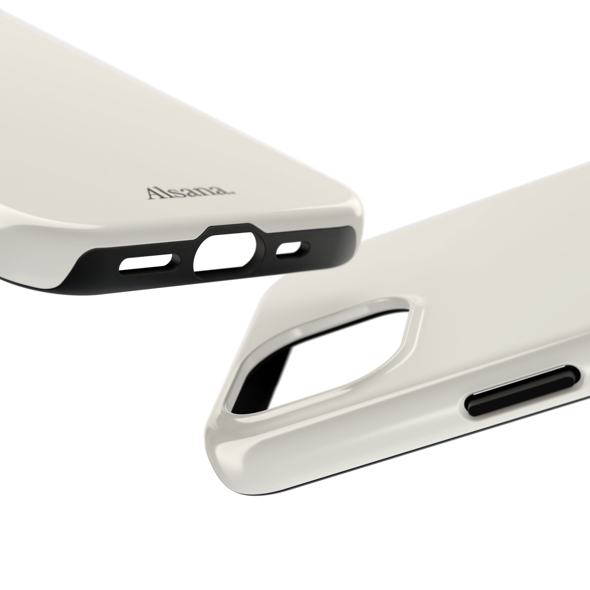Tough Phone Case — Minimal Black Text 'Alsana' Protective Phone Cover