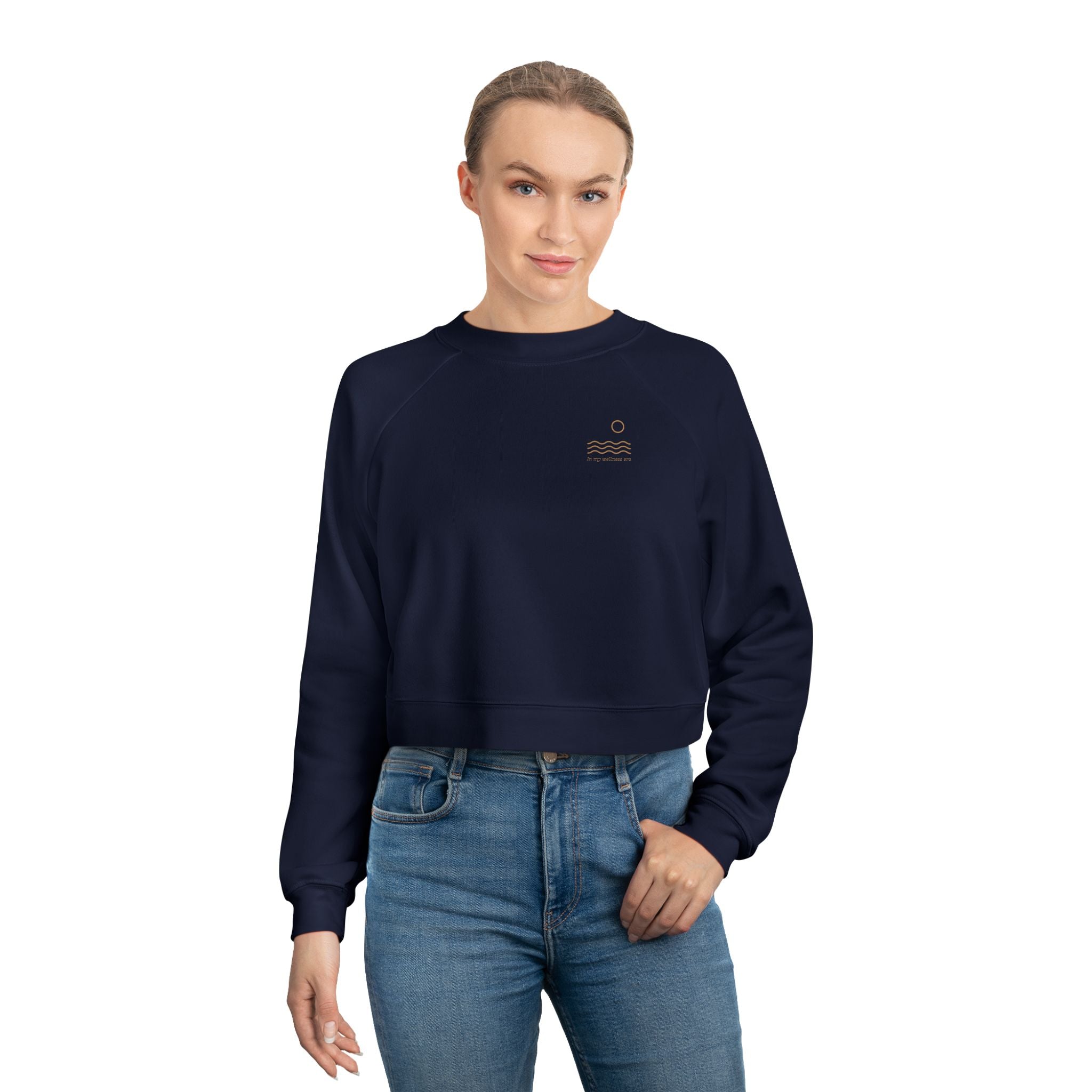 Cropped Pullover — Wellness Culture Club Cropped Fleece Sweatshirt