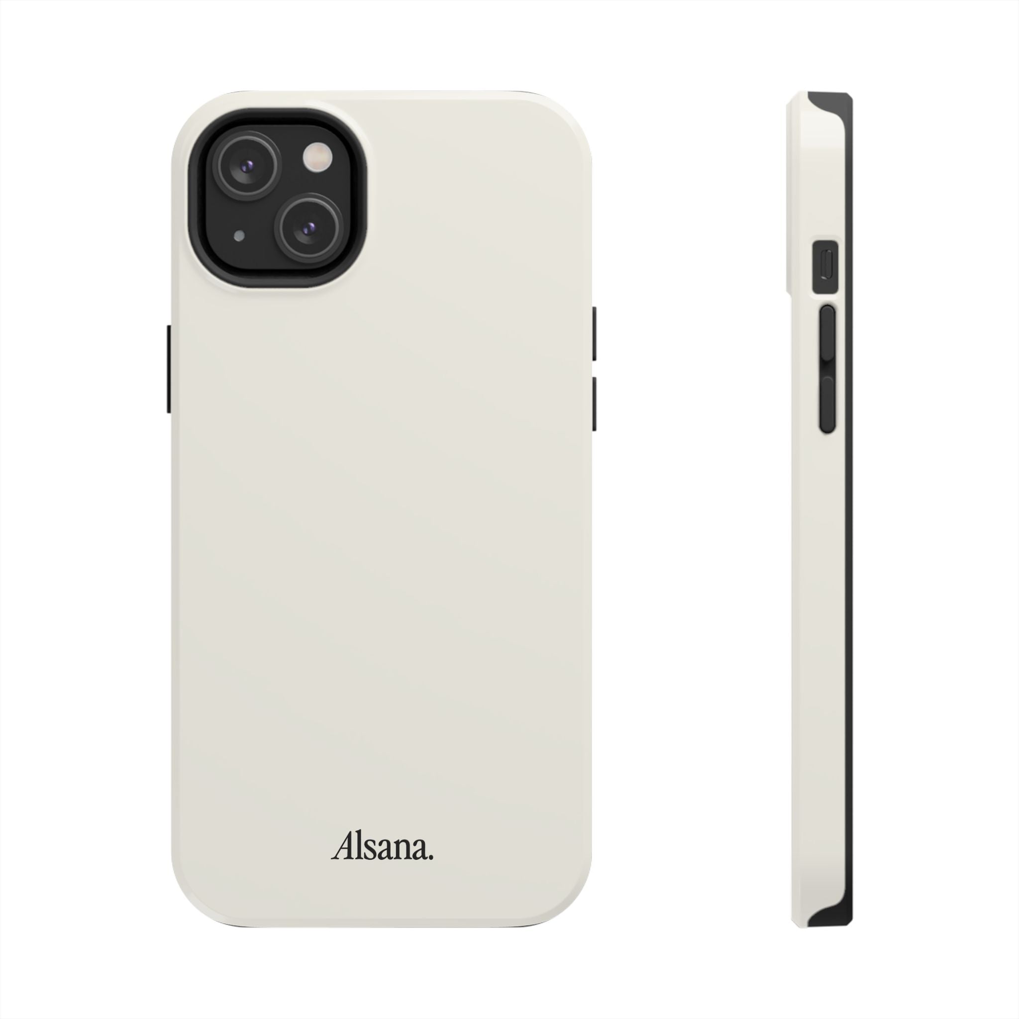 Tough Phone Case — Minimal Black Text 'Alsana' Protective Phone Cover