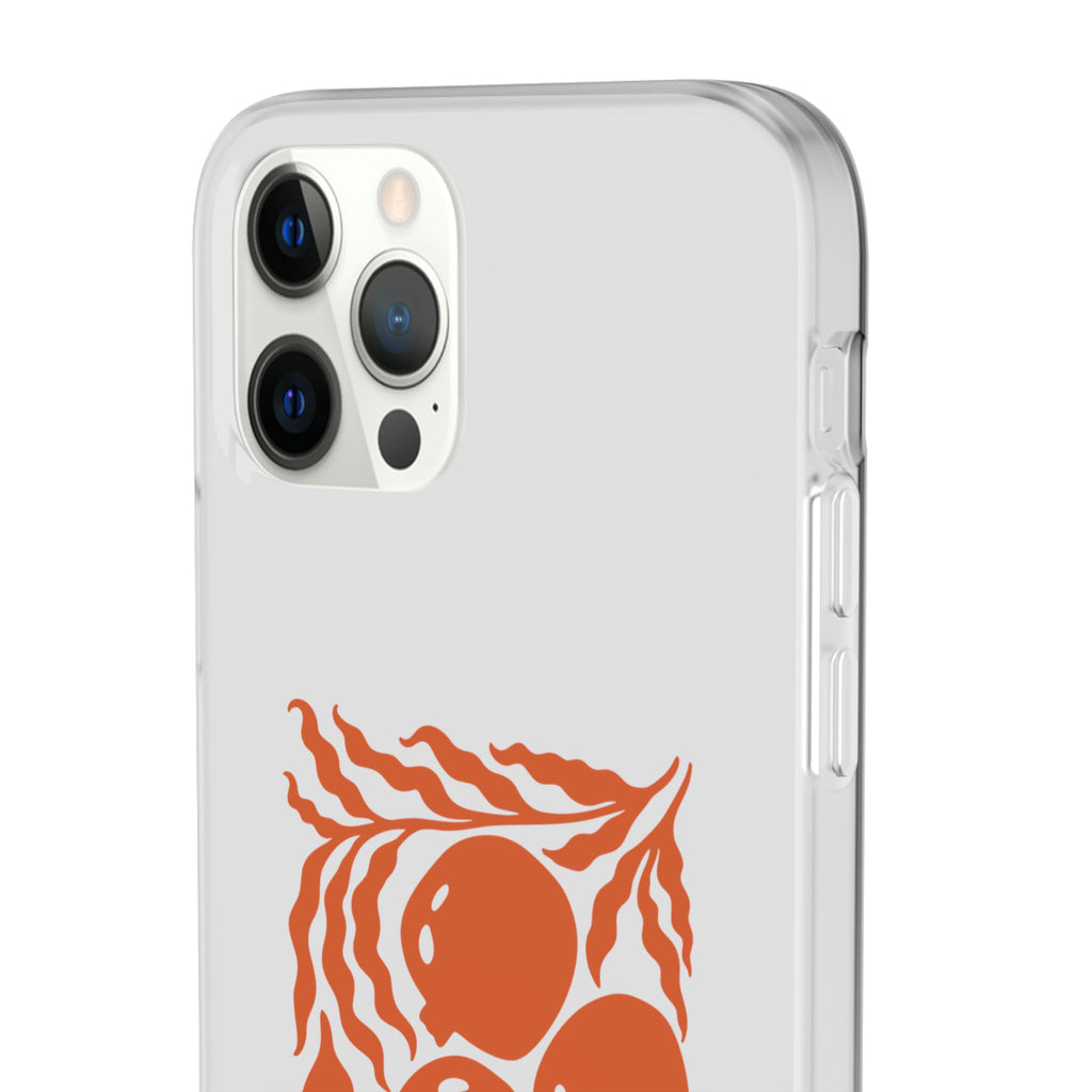 Stay Unbreakable Phone Case — Abstract Orange Fruit Graphic Flexible Case