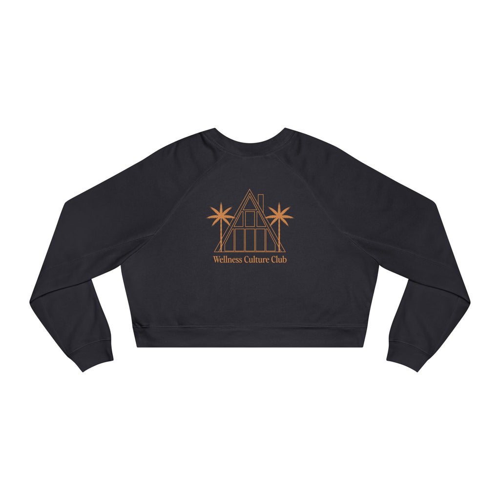Cropped Pullover — Wellness Culture Club Cropped Fleece Sweatshirt