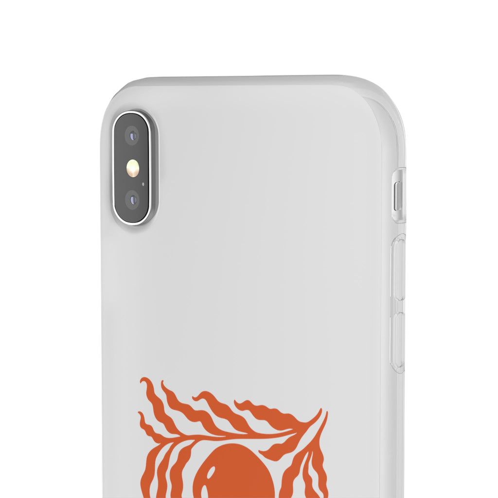 Stay Unbreakable Phone Case — Abstract Orange Fruit Graphic Flexible Case