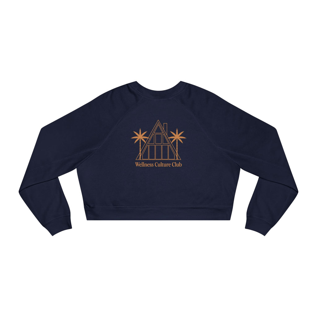 Cropped Pullover — Wellness Culture Club Cropped Fleece Sweatshirt