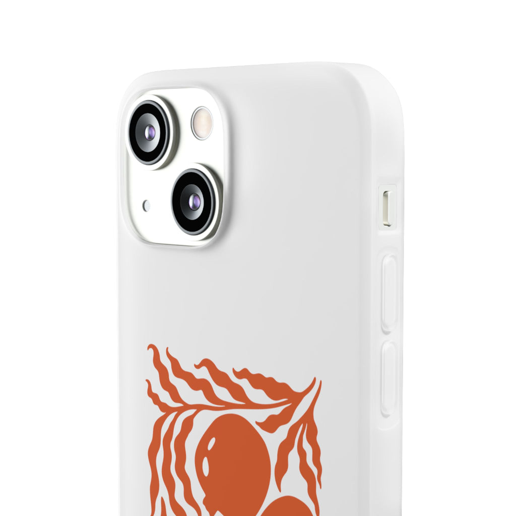 Stay Unbreakable Phone Case — Abstract Orange Fruit Graphic Flexible Case