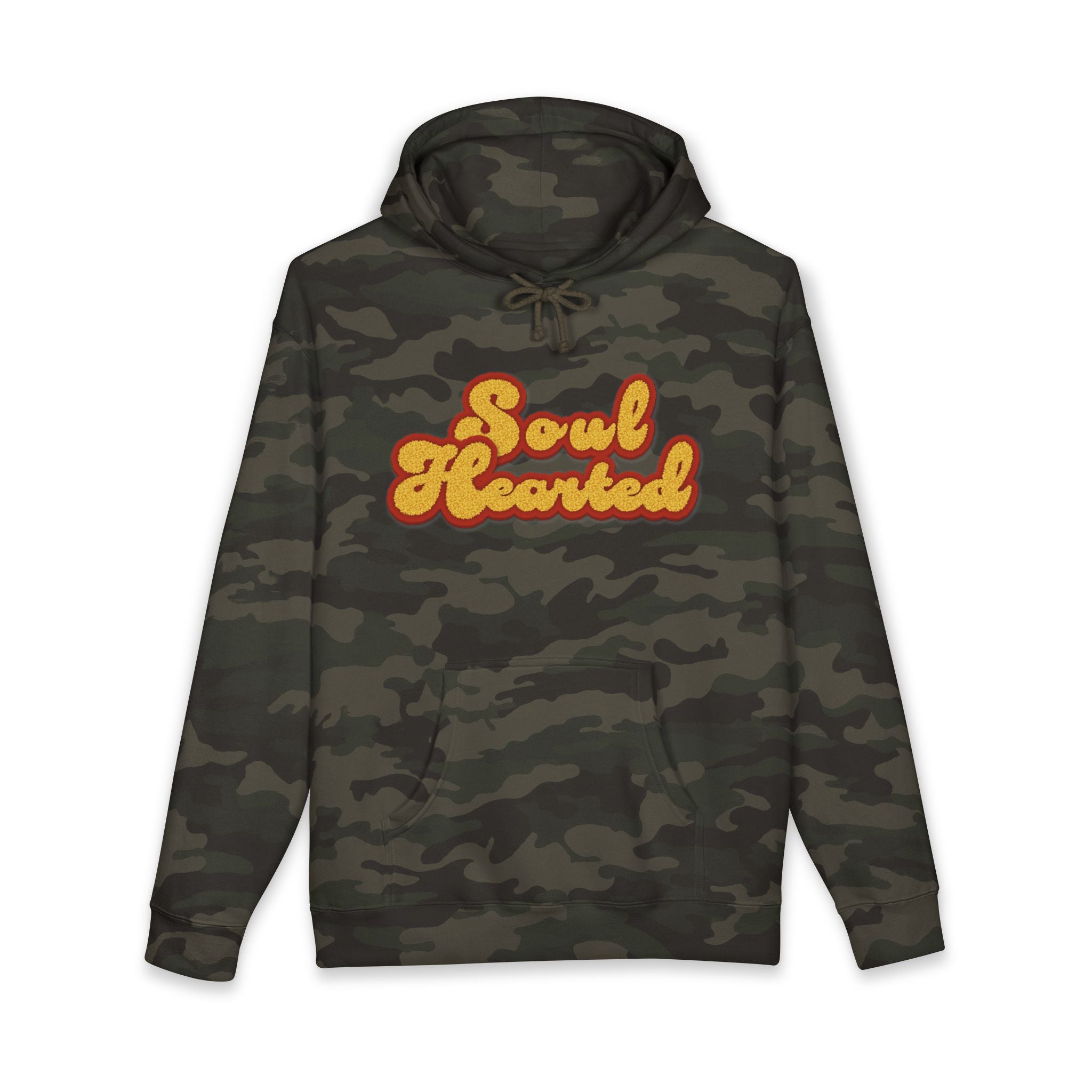 Hoodie — "Soul Hearted" Retro Script Pullover