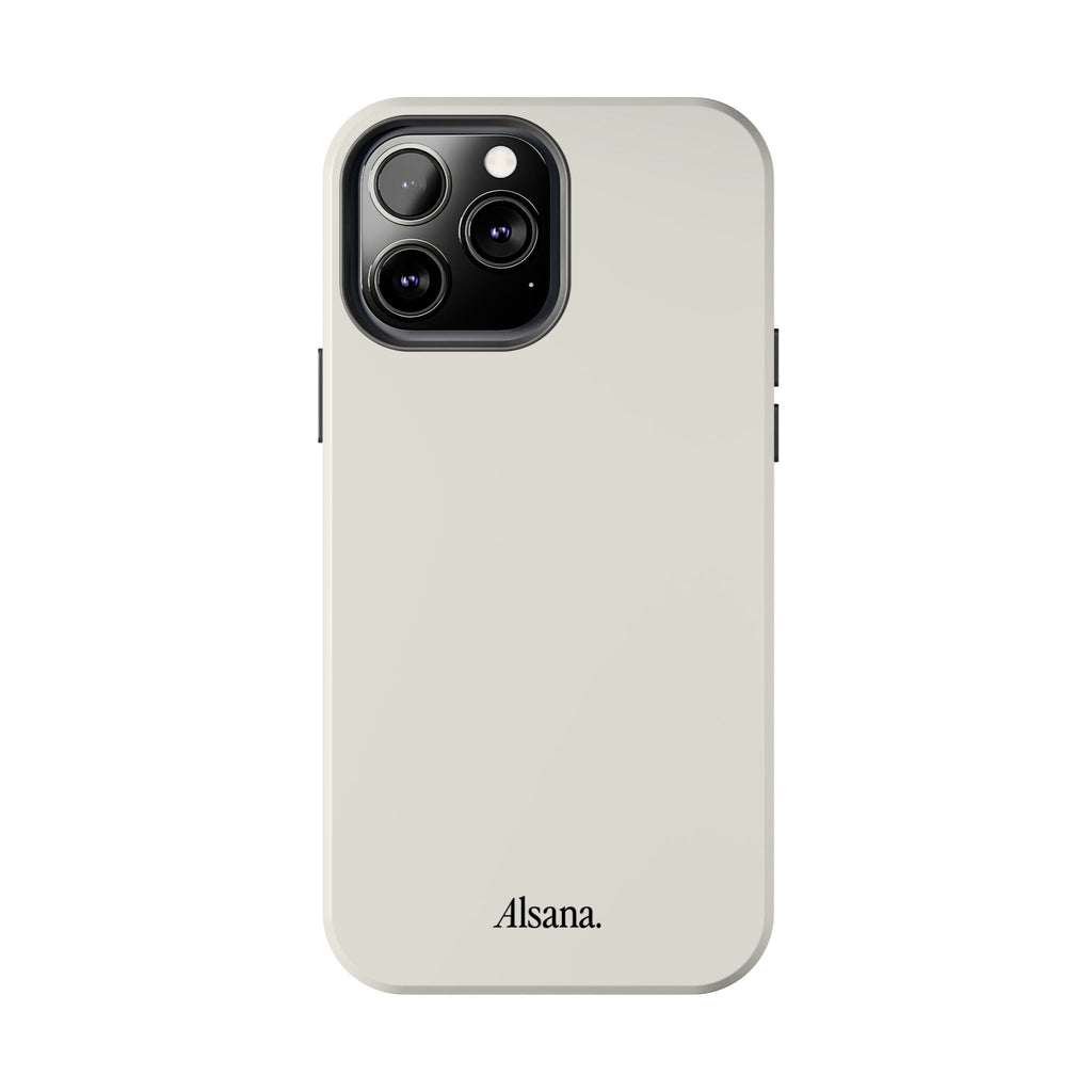 Tough Phone Case — Minimal Black Text 'Alsana' Protective Phone Cover