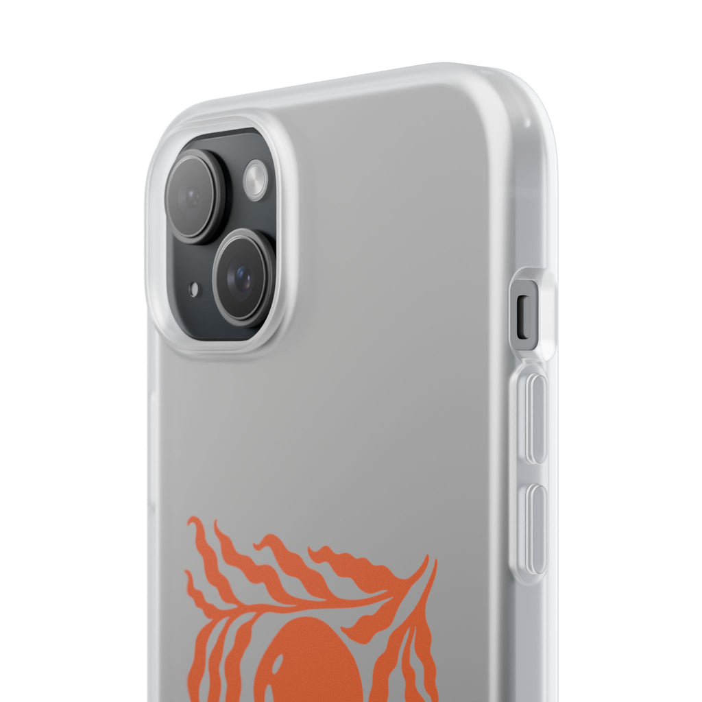 Stay Unbreakable Phone Case — Abstract Orange Fruit Graphic Flexible Case