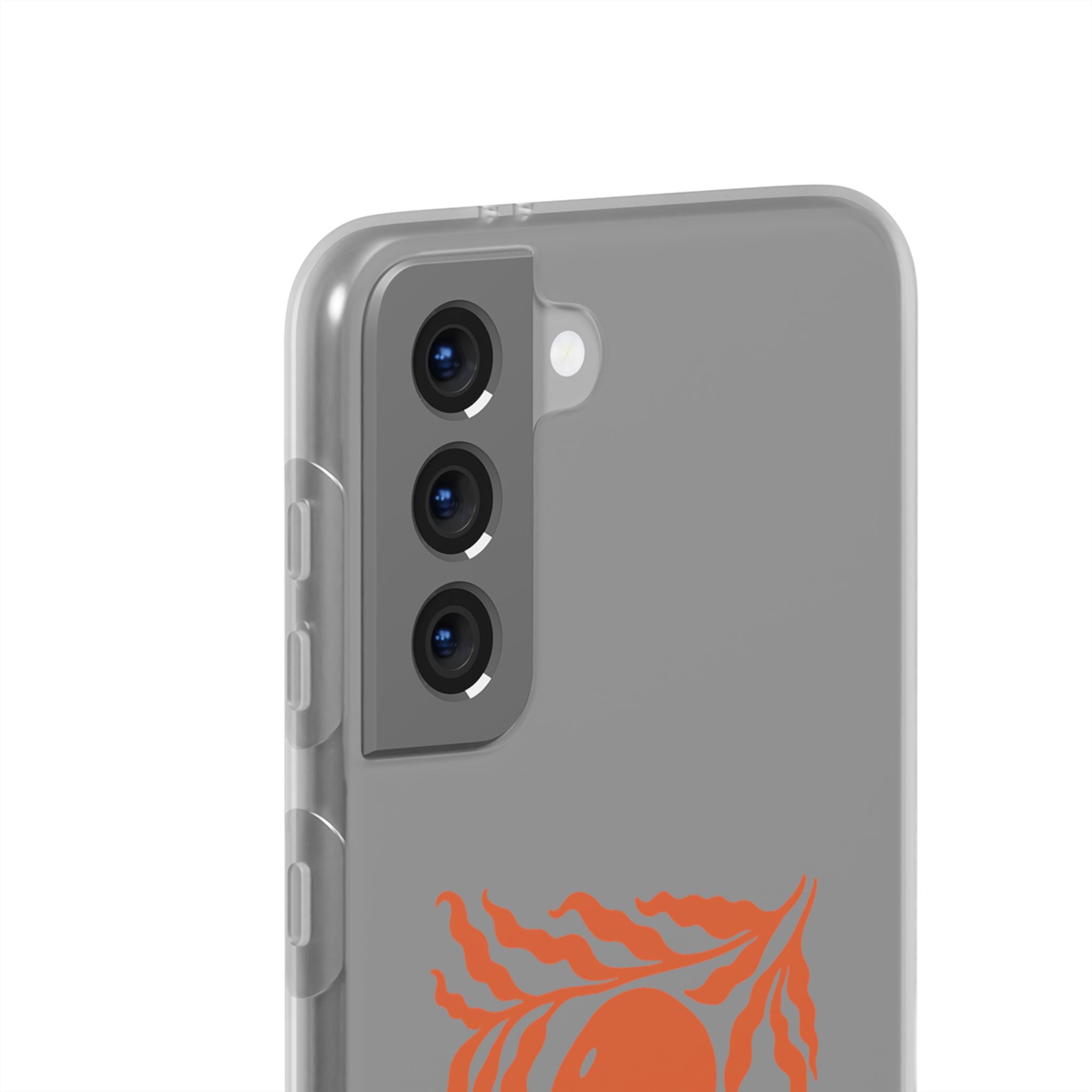 Stay Unbreakable Phone Case — Abstract Orange Fruit Graphic Flexible Case