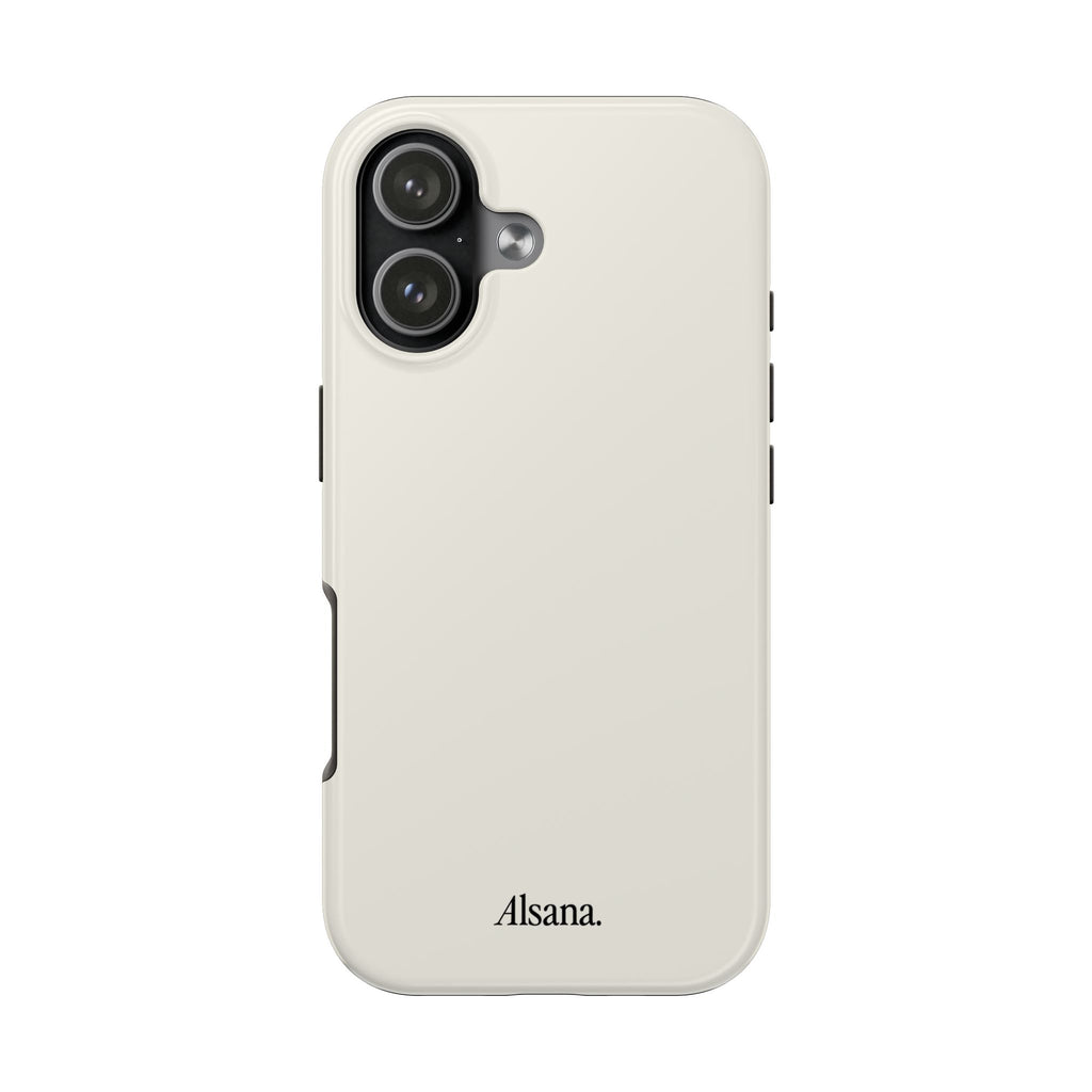Tough Phone Case — Minimal Black Text 'Alsana' Protective Phone Cover