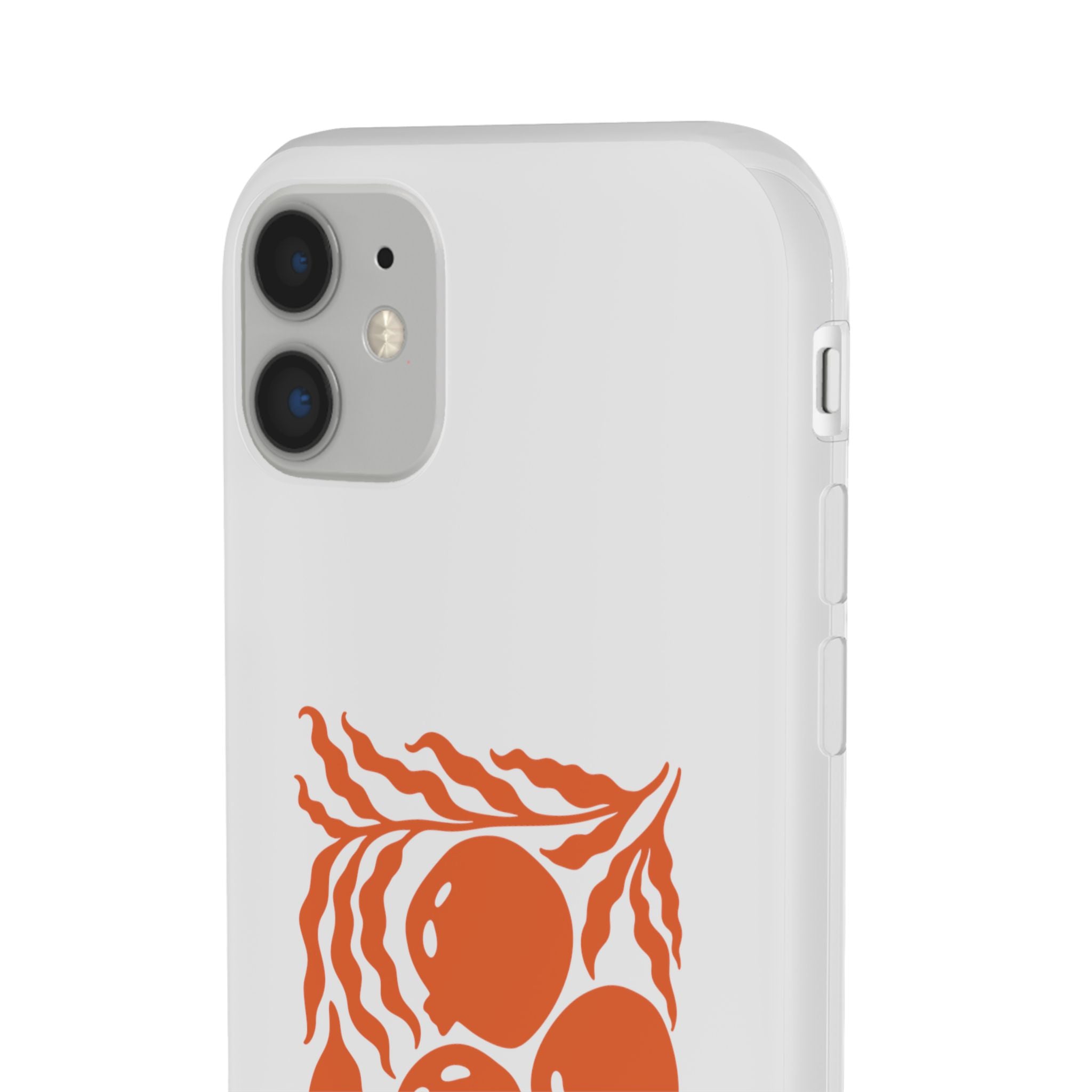 Stay Unbreakable Phone Case — Abstract Orange Fruit Graphic Flexible Case
