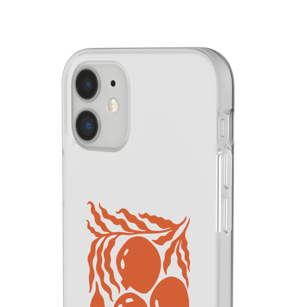 Stay Unbreakable Phone Case — Abstract Orange Fruit Graphic Flexible Case