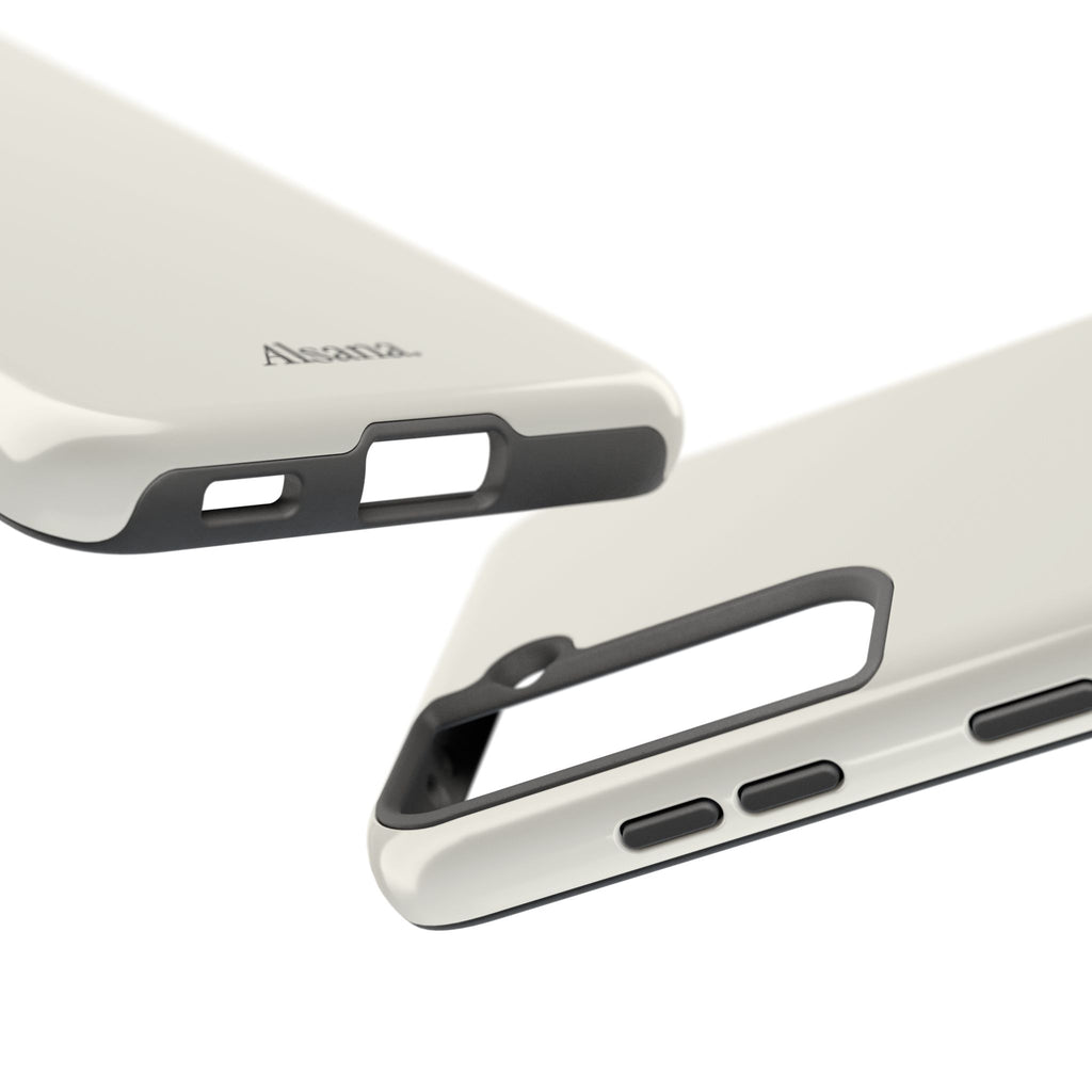 Tough Phone Case — Minimal Black Text 'Alsana' Protective Phone Cover
