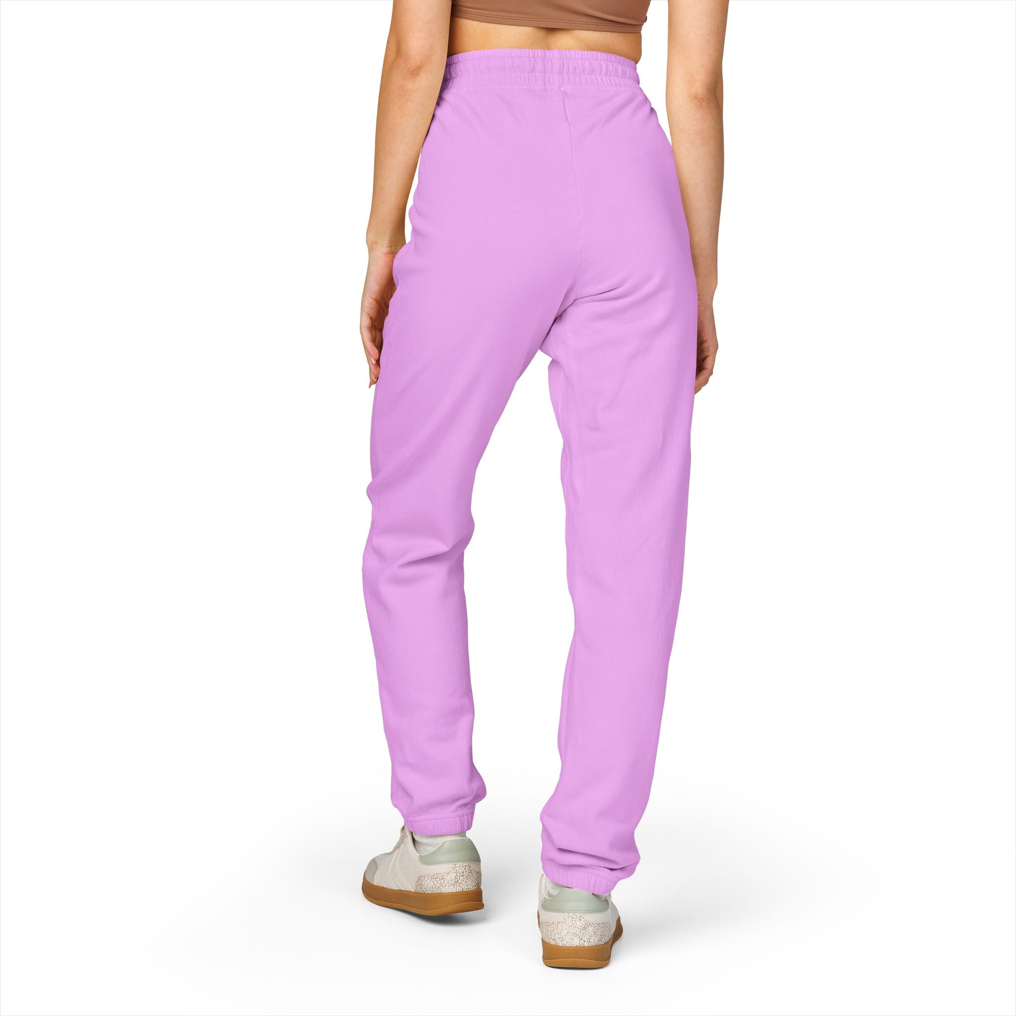 Retro Rainbow Pocket Sweatpants — Cozy Garment-Dyed Joggers