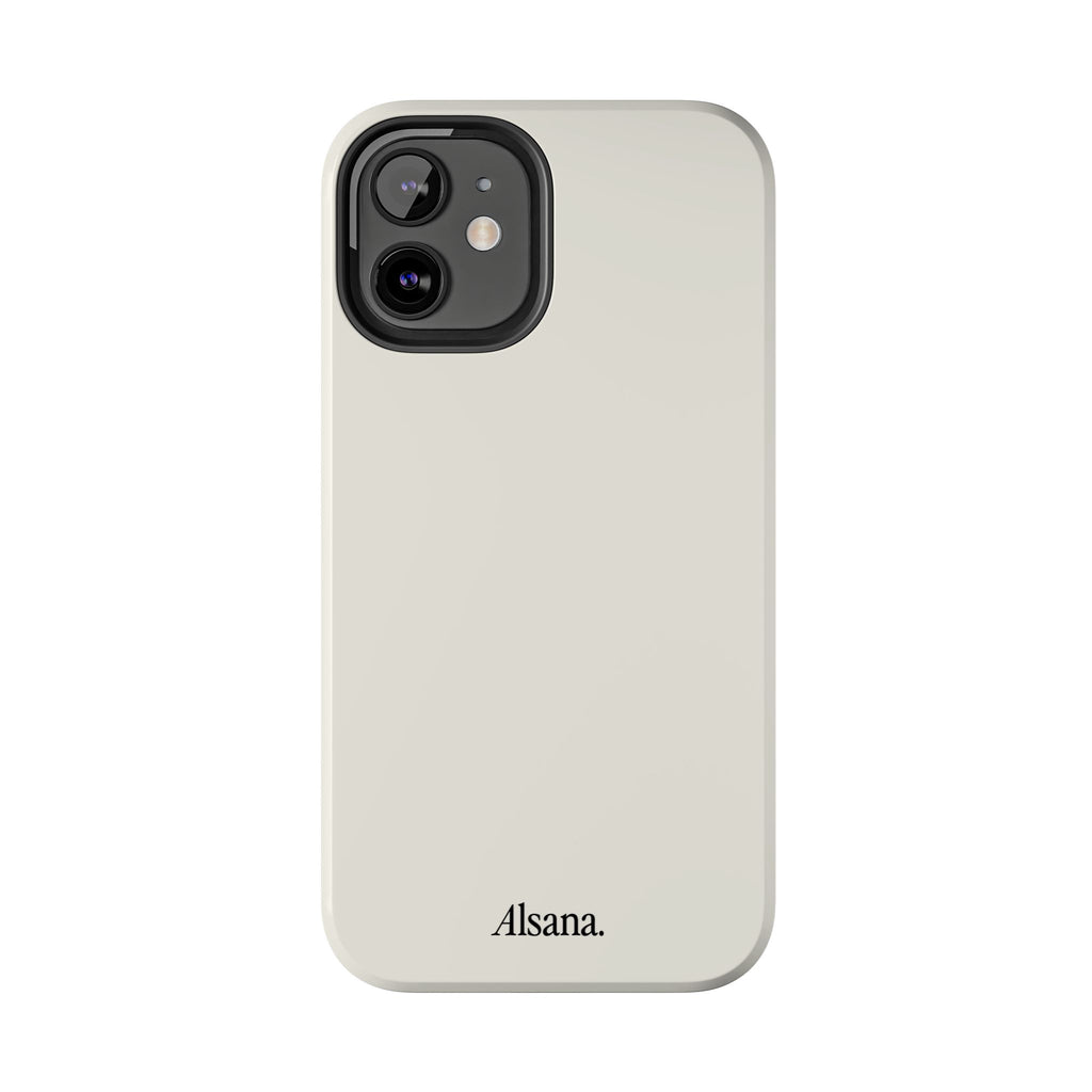 Tough Phone Case — Minimal Black Text 'Alsana' Protective Phone Cover