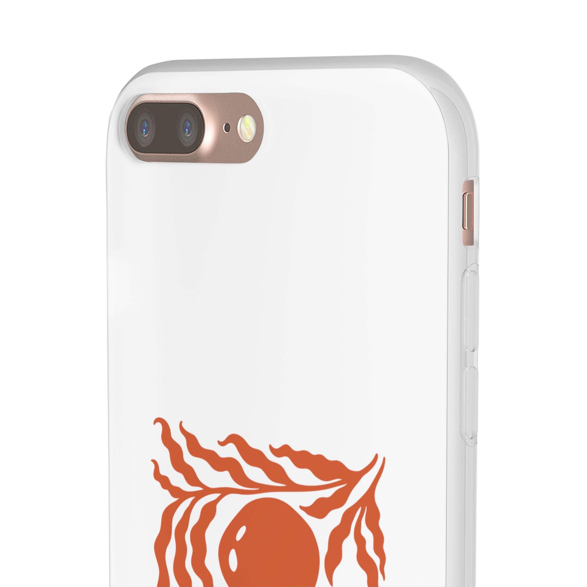 Stay Unbreakable Phone Case — Abstract Orange Fruit Graphic Flexible Case