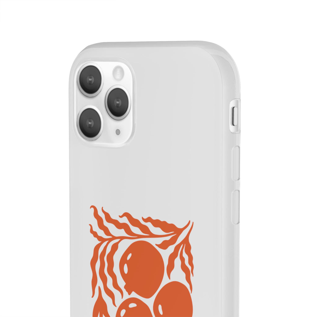 Stay Unbreakable Phone Case — Abstract Orange Fruit Graphic Flexible Case