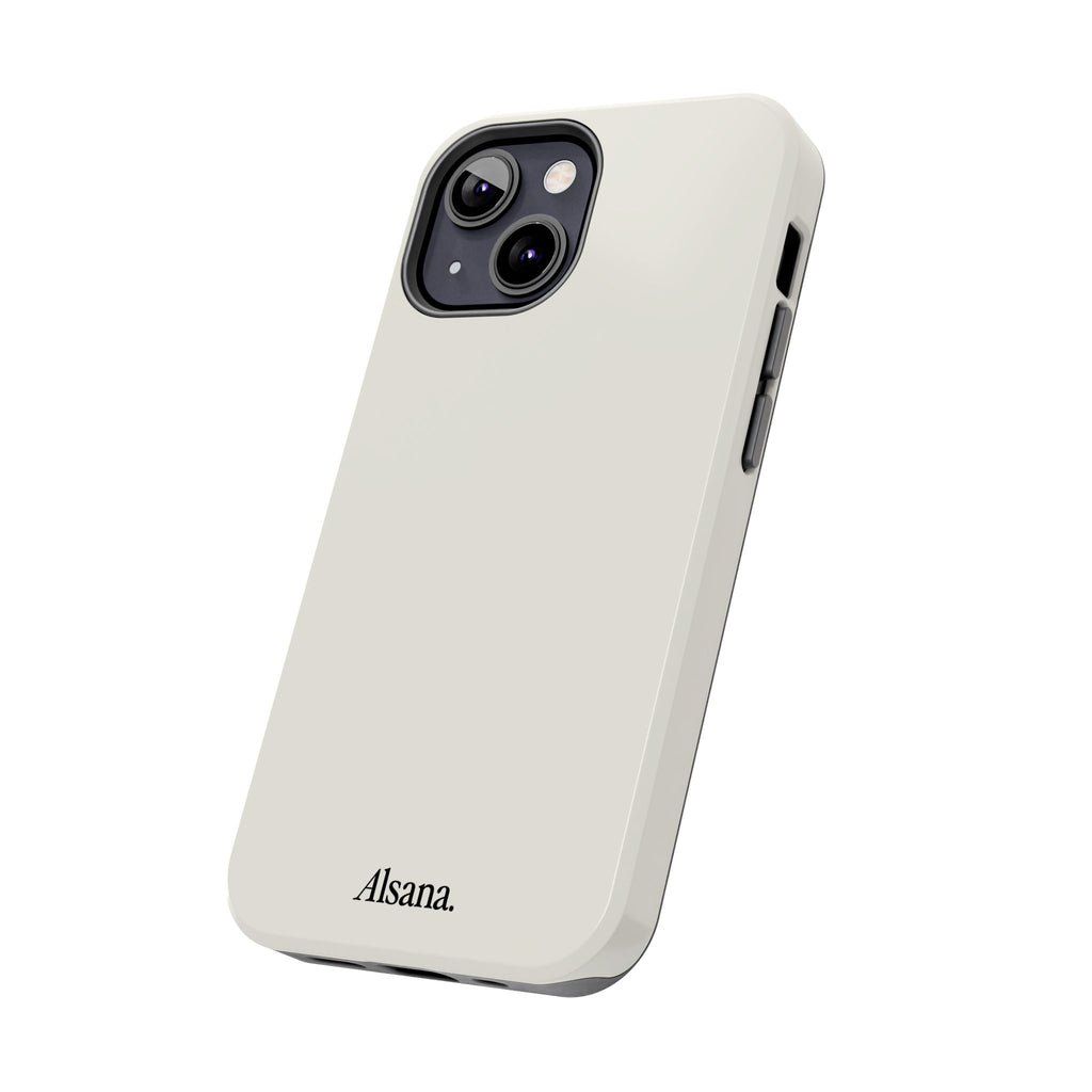 Tough Phone Case — Minimal Black Text 'Alsana' Protective Phone Cover