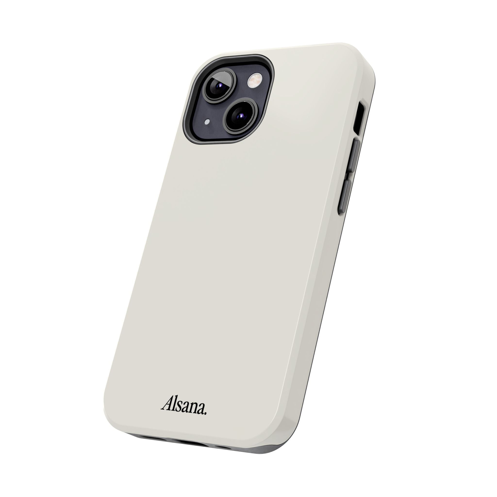 Tough Phone Case — Minimal Black Text 'Alsana' Protective Phone Cover