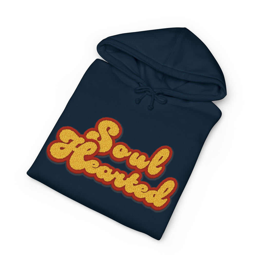 Hoodie — "Soul Hearted" Retro Script Pullover