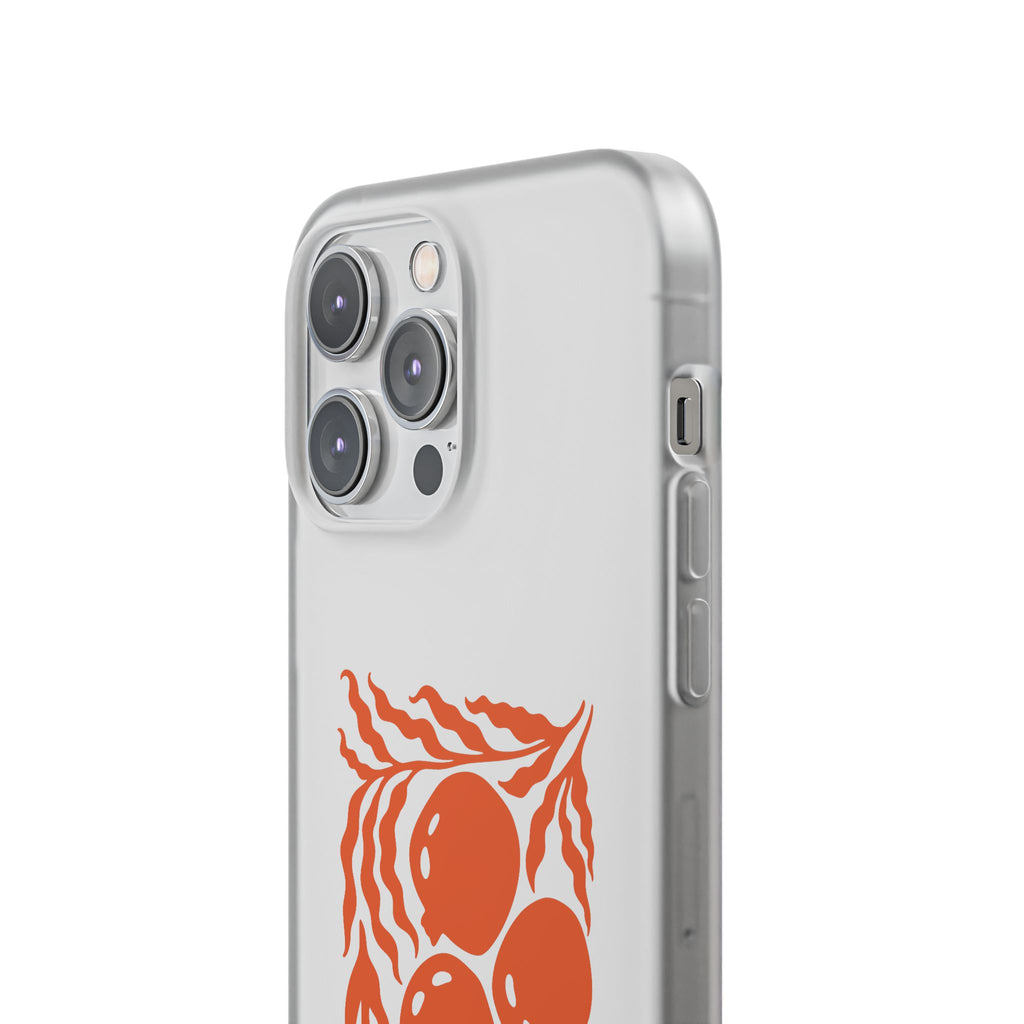 Stay Unbreakable Phone Case — Abstract Orange Fruit Graphic Flexible Case